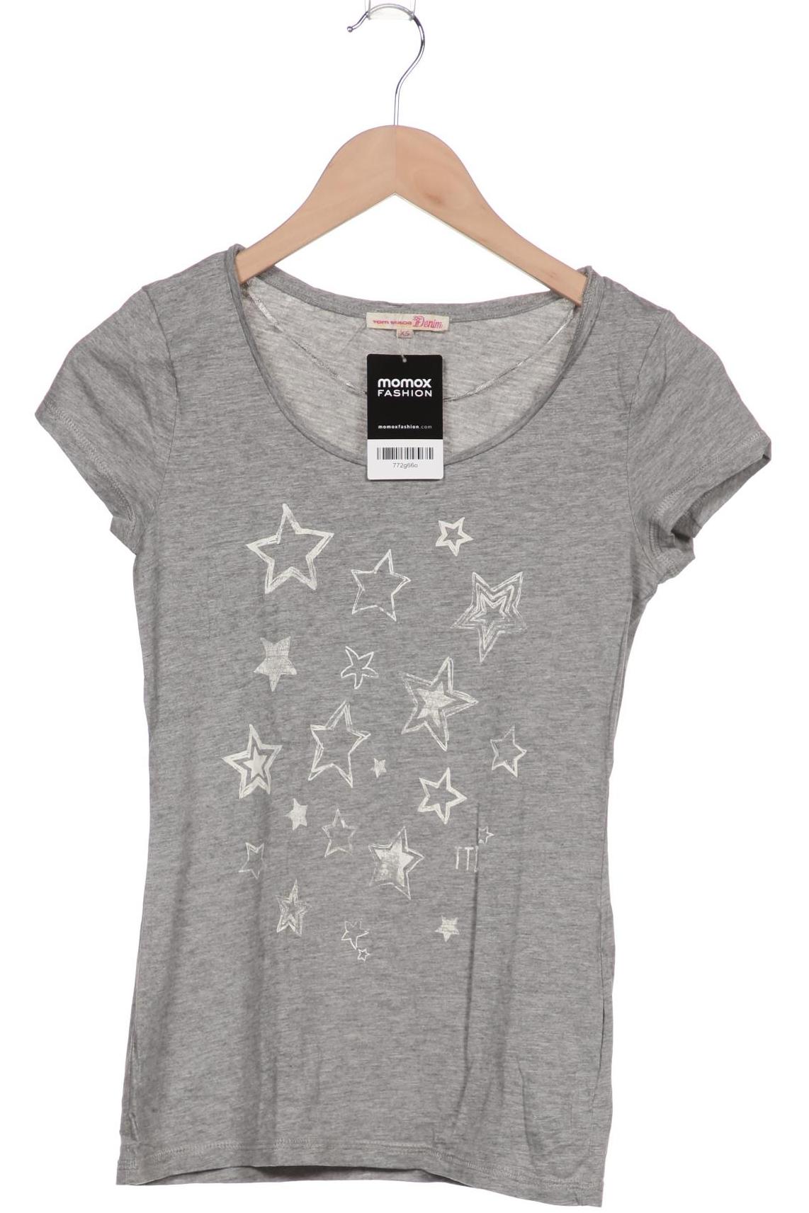 

TOM TAILOR Denim Damen T-Shirt, grau