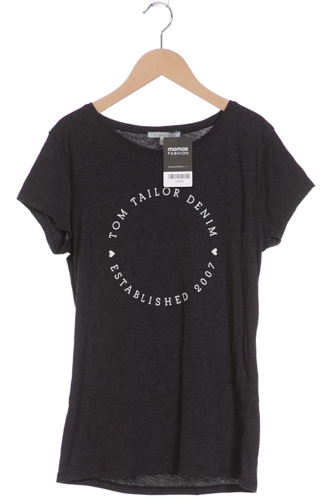 

TOM TAILOR Denim Damen T-Shirt, grau