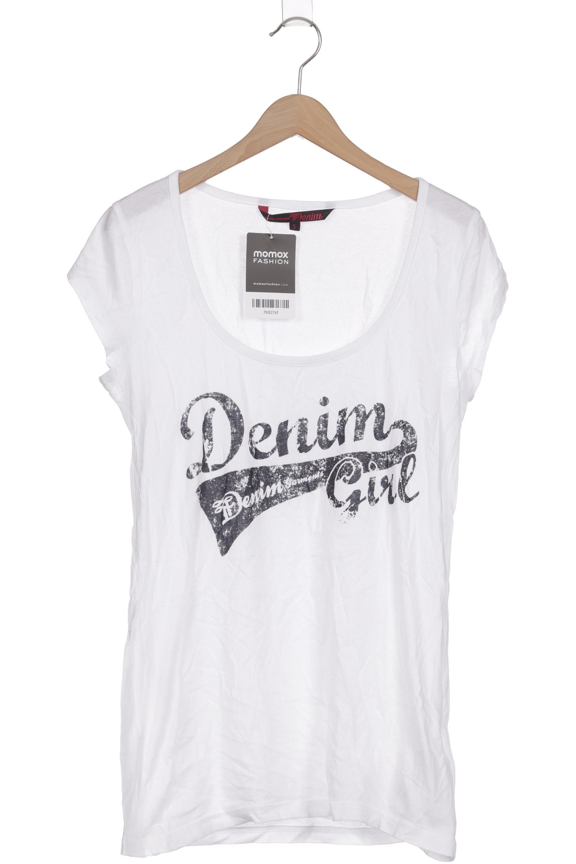 

TOM Tailor Denim Damen T-Shirt, weiß, Gr. 36