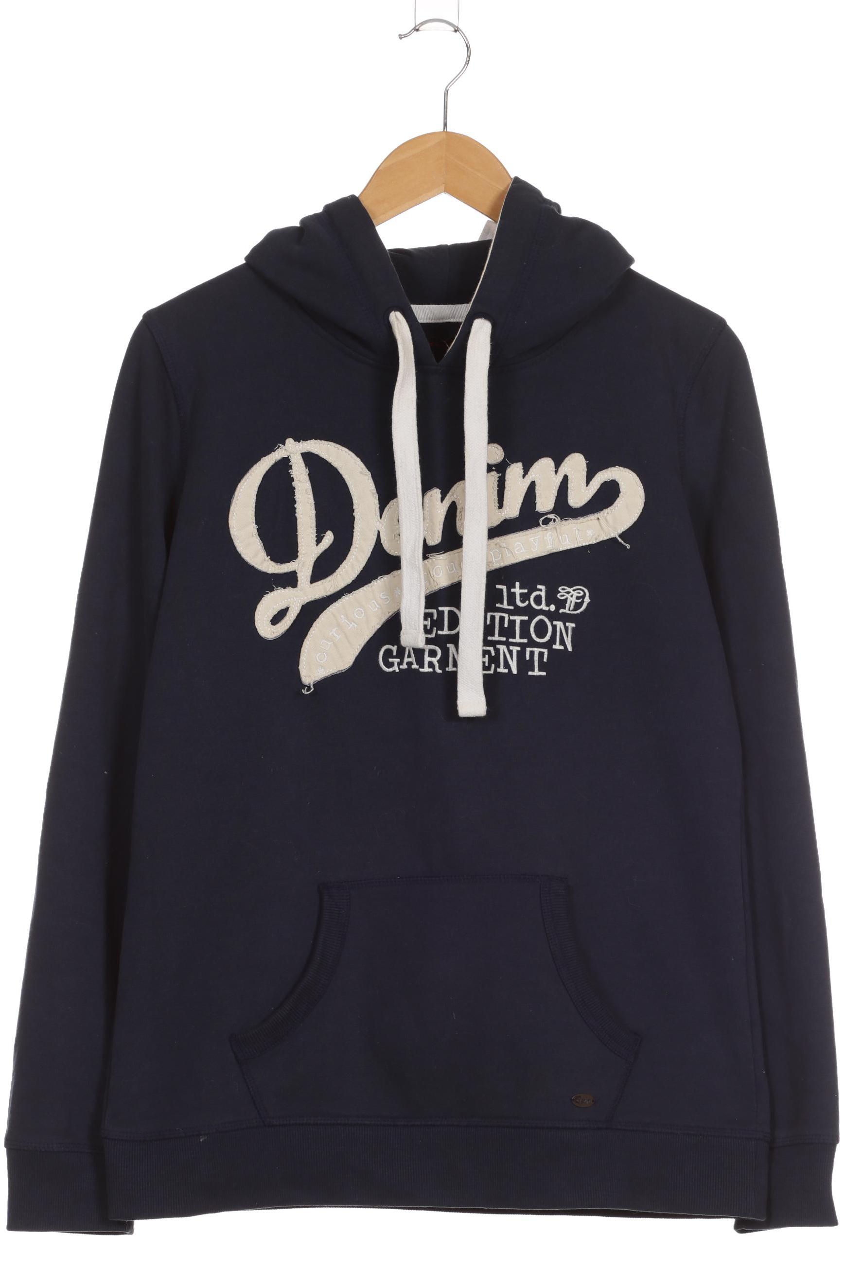 

TOM Tailor Denim Damen Kapuzenpullover, blau, Gr. 42