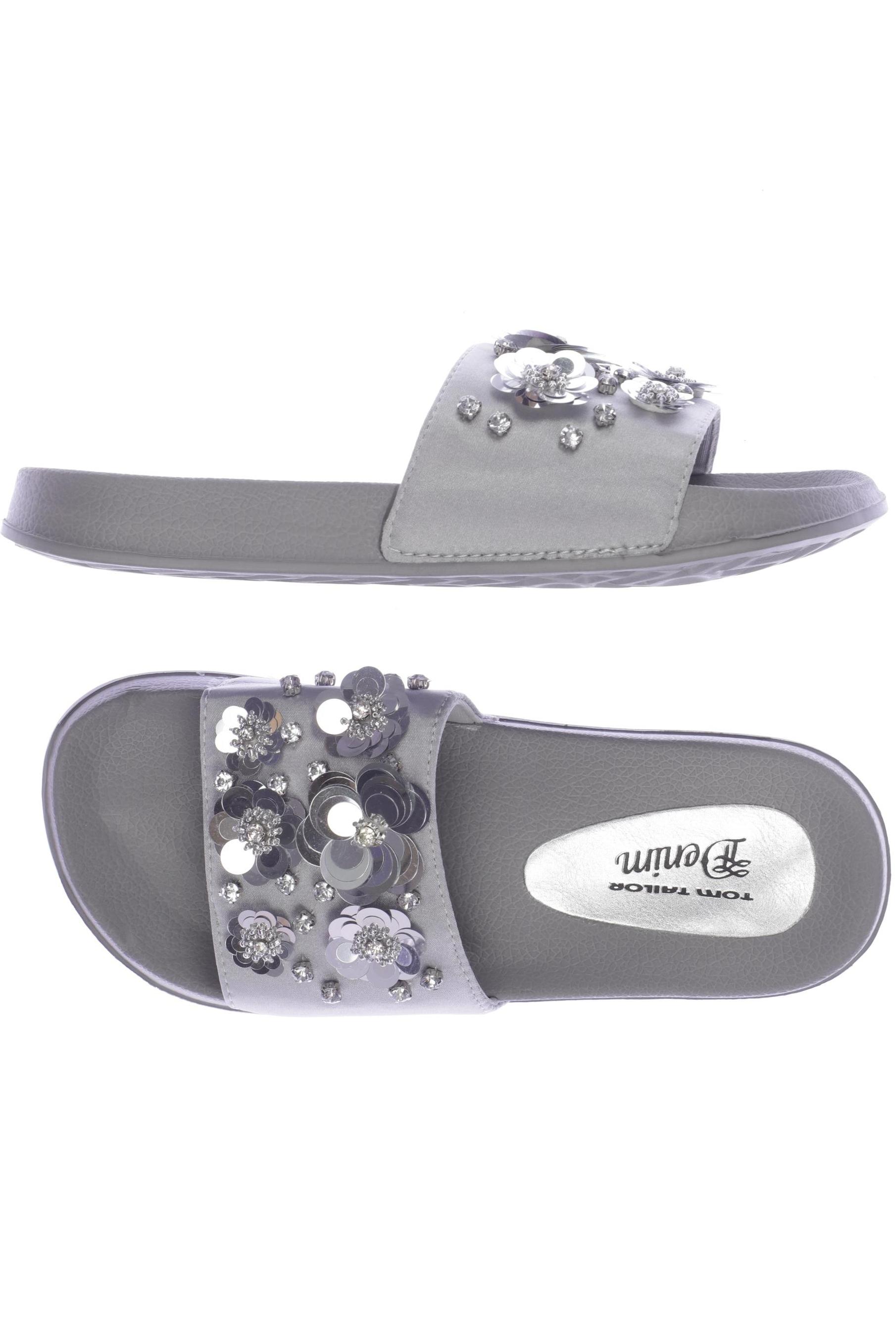 

TOM TAILOR Denim Damen Sandale, grau