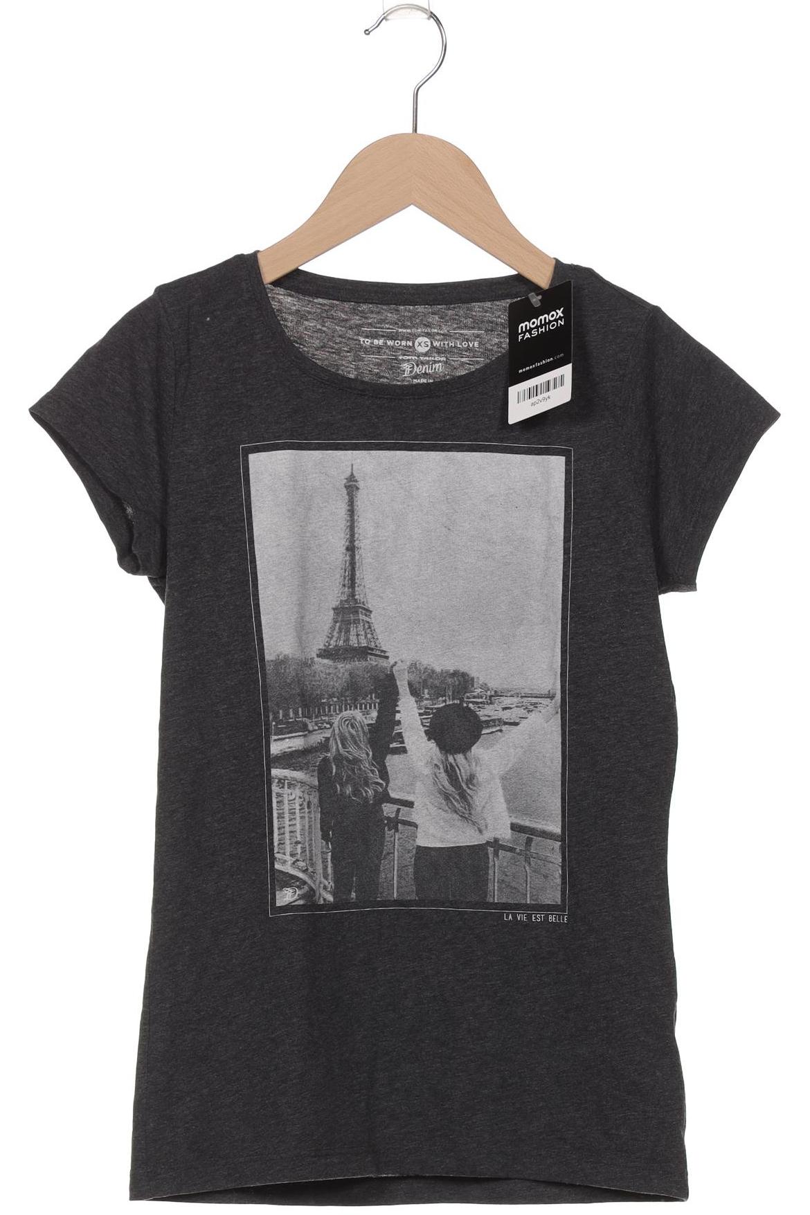 

TOM Tailor Denim Damen T-Shirt, grau, Gr. 34