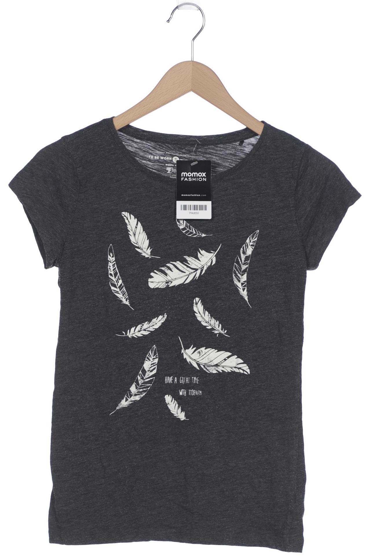 

TOM Tailor Denim Damen T-Shirt, grau, Gr. 36