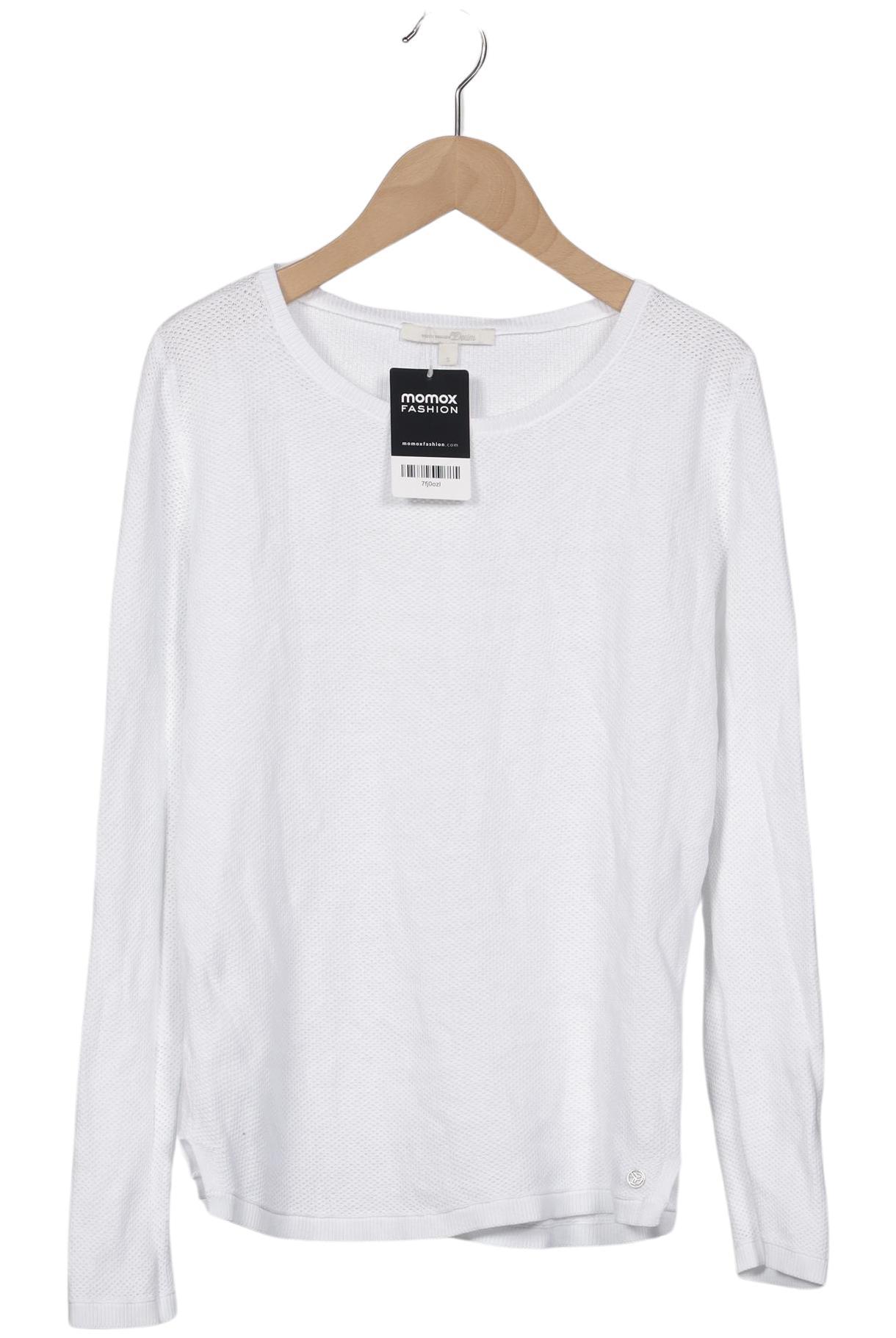 

TOM Tailor Denim Damen Pullover, weiß, Gr. 36