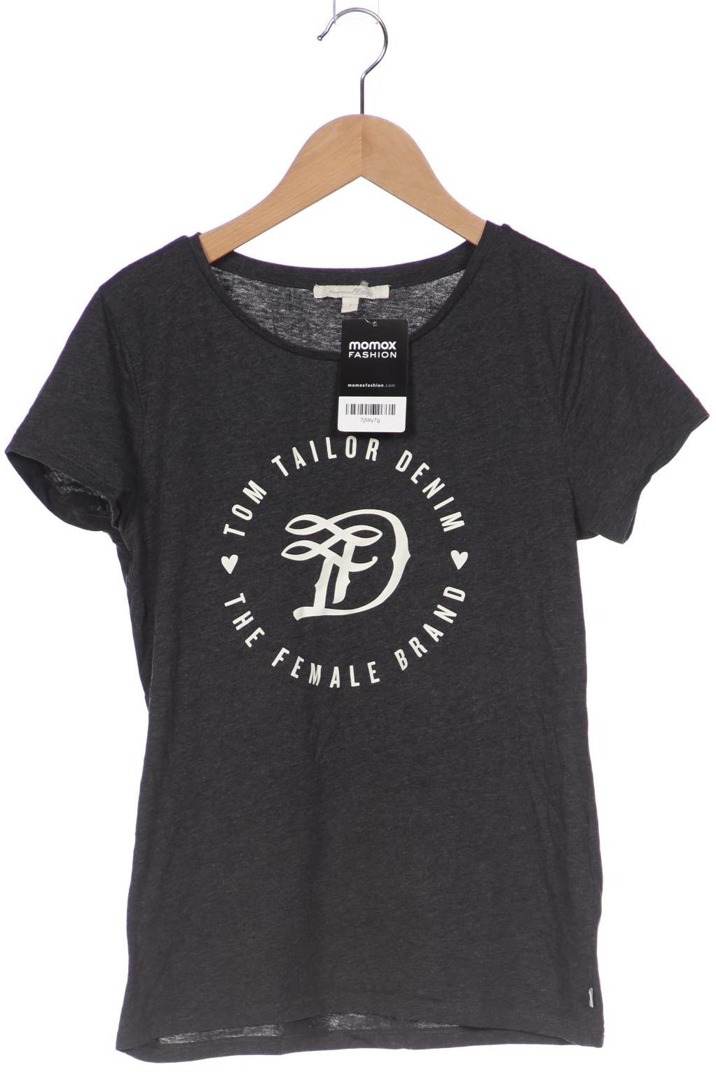 

TOM Tailor Denim Damen T-Shirt, grau, Gr. 36