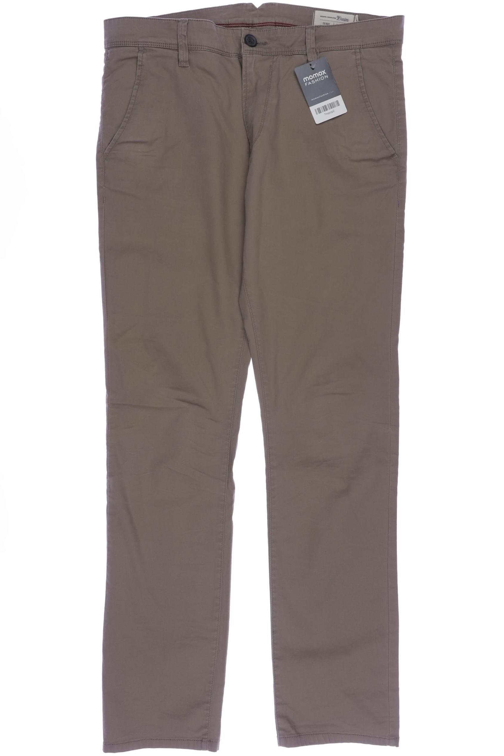 

TOM Tailor Denim Herren Stoffhose, braun, Gr. 33
