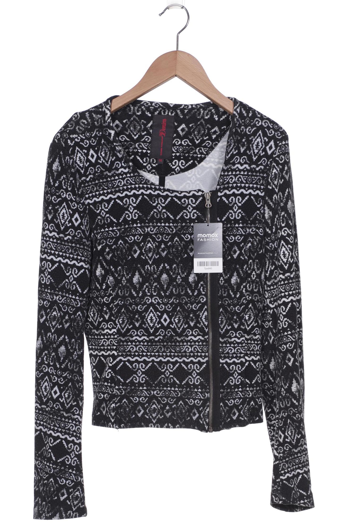 

TOM TAILOR Denim Damen Strickjacke, schwarz