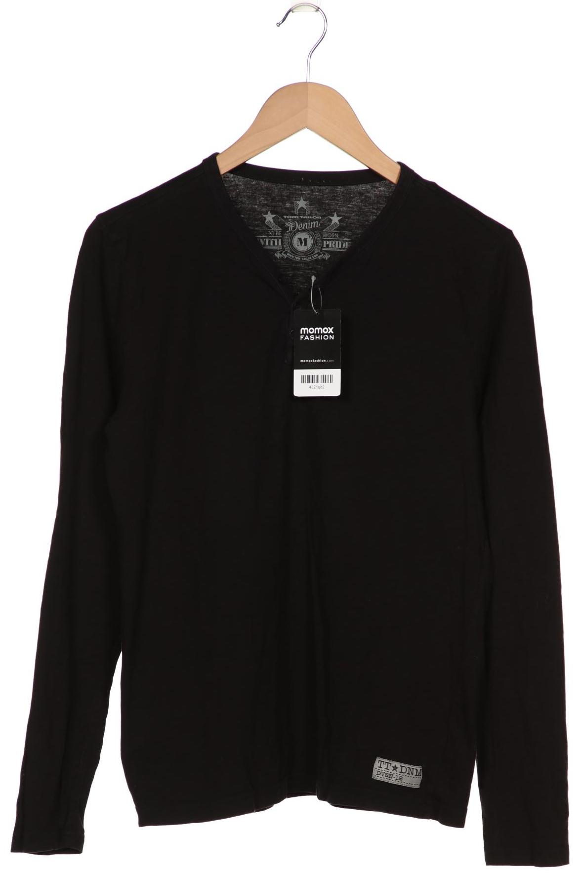 

TOM Tailor Denim Herren Langarmshirt, schwarz, Gr. 48