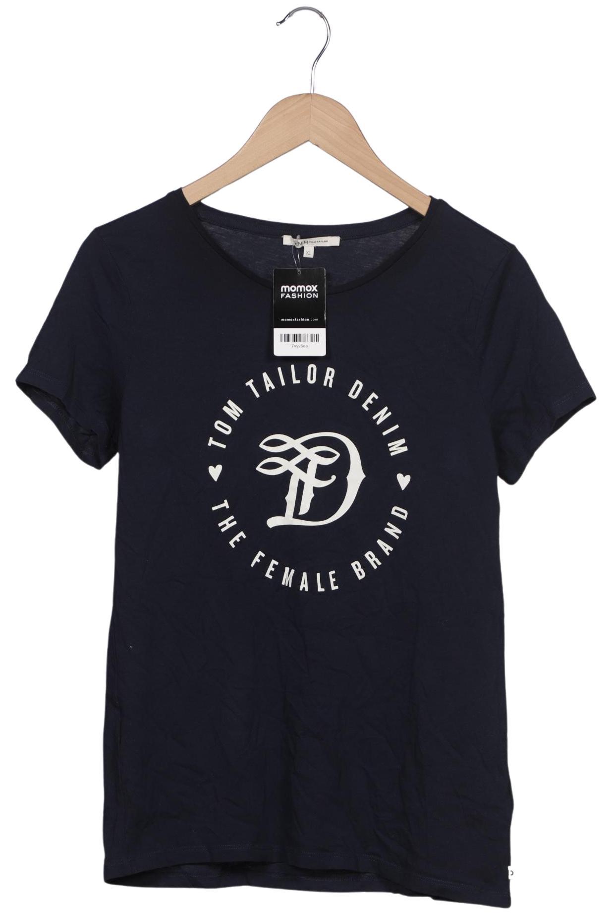 

TOM Tailor Denim Damen T-Shirt, marineblau, Gr. 44