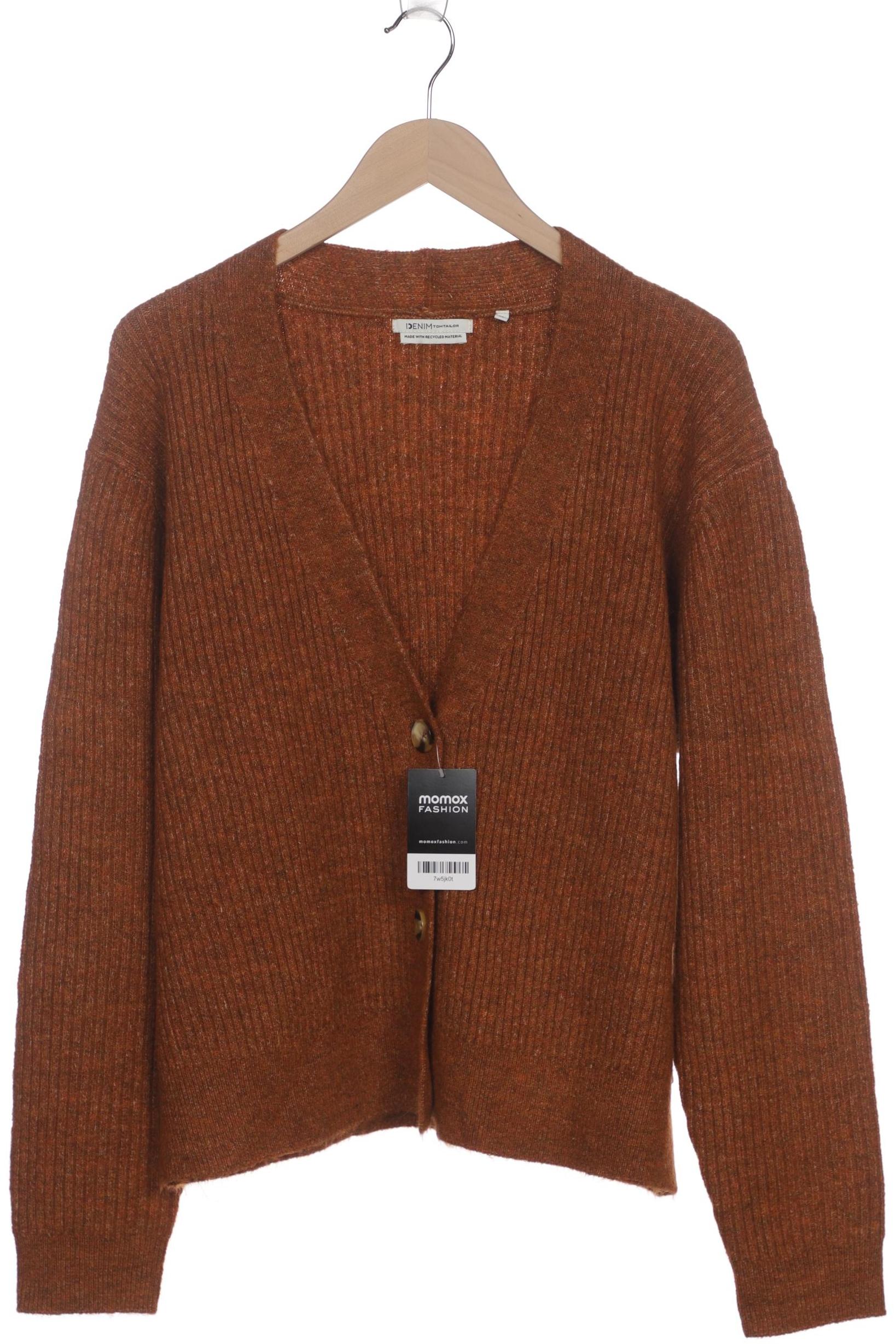 

TOM Tailor Denim Damen Strickjacke, orange, Gr. 44