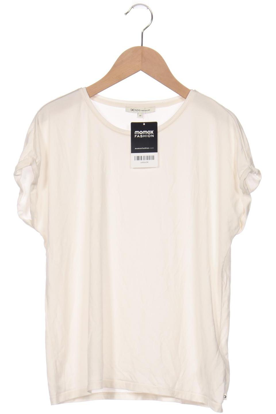 

TOM Tailor Denim Damen T-Shirt, cremeweiß, Gr. 38