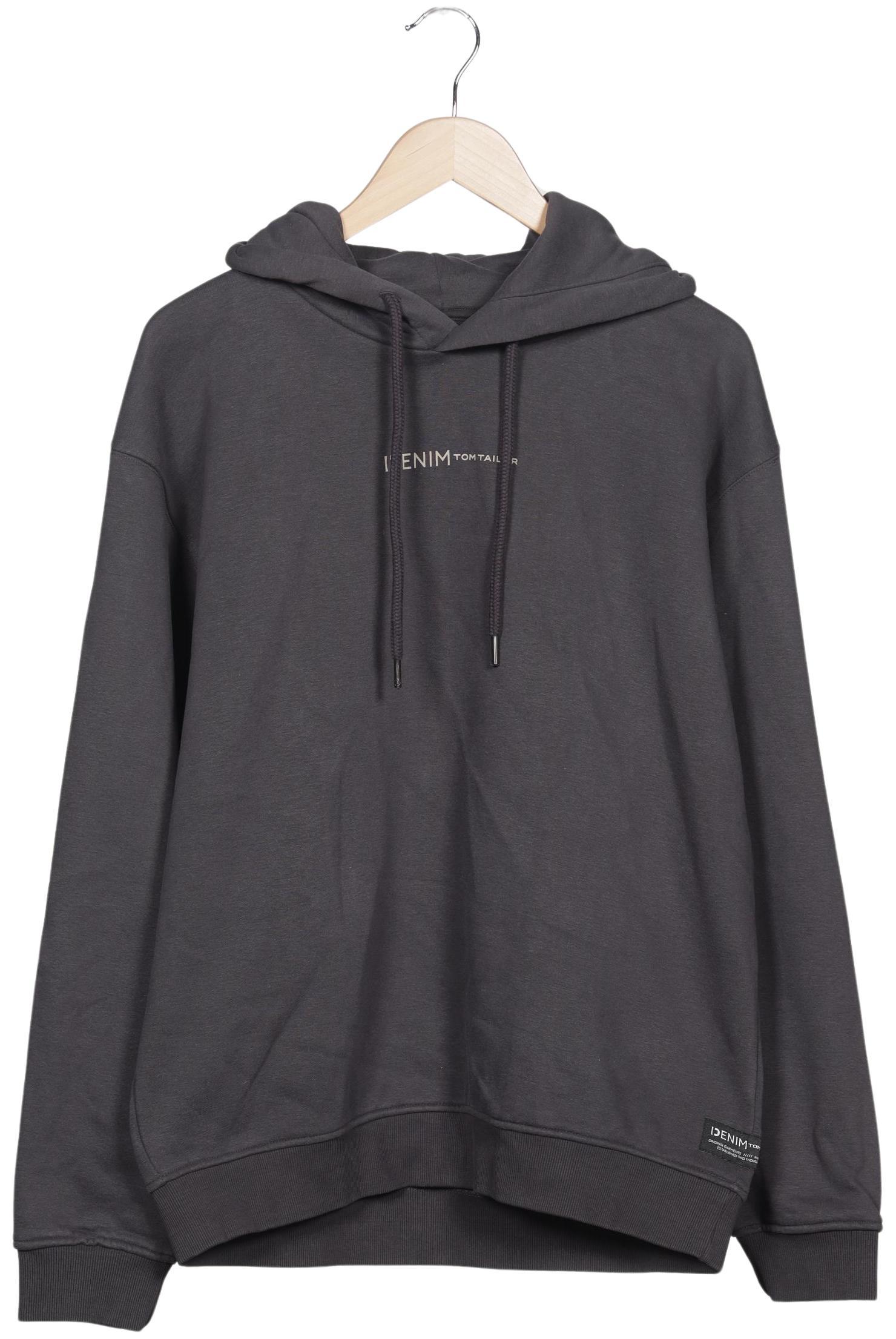 

TOM Tailor Denim Herren Kapuzenpullover, grau, Gr. 52