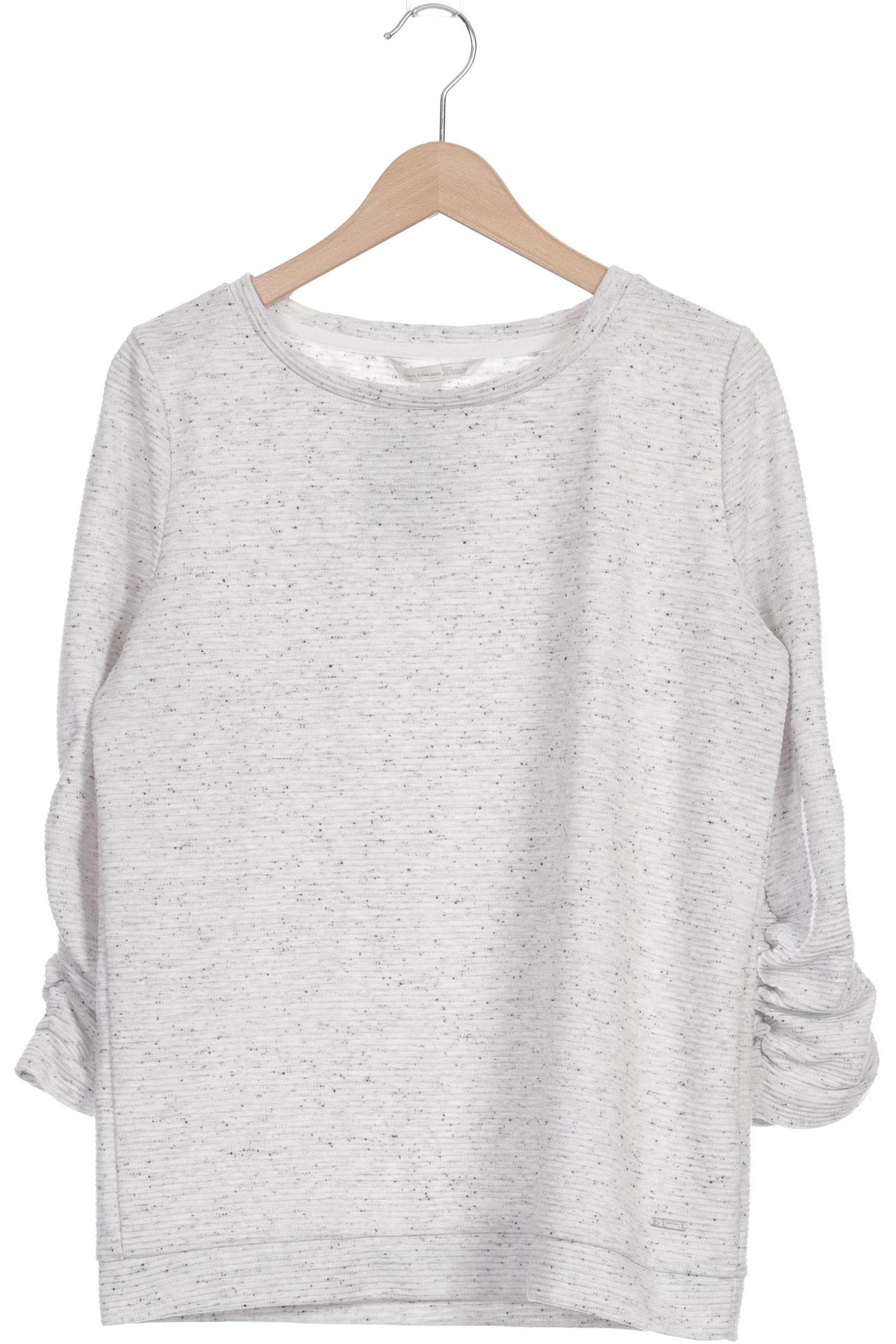 

TOM Tailor Denim Damen Langarmshirt, grau, Gr. 36