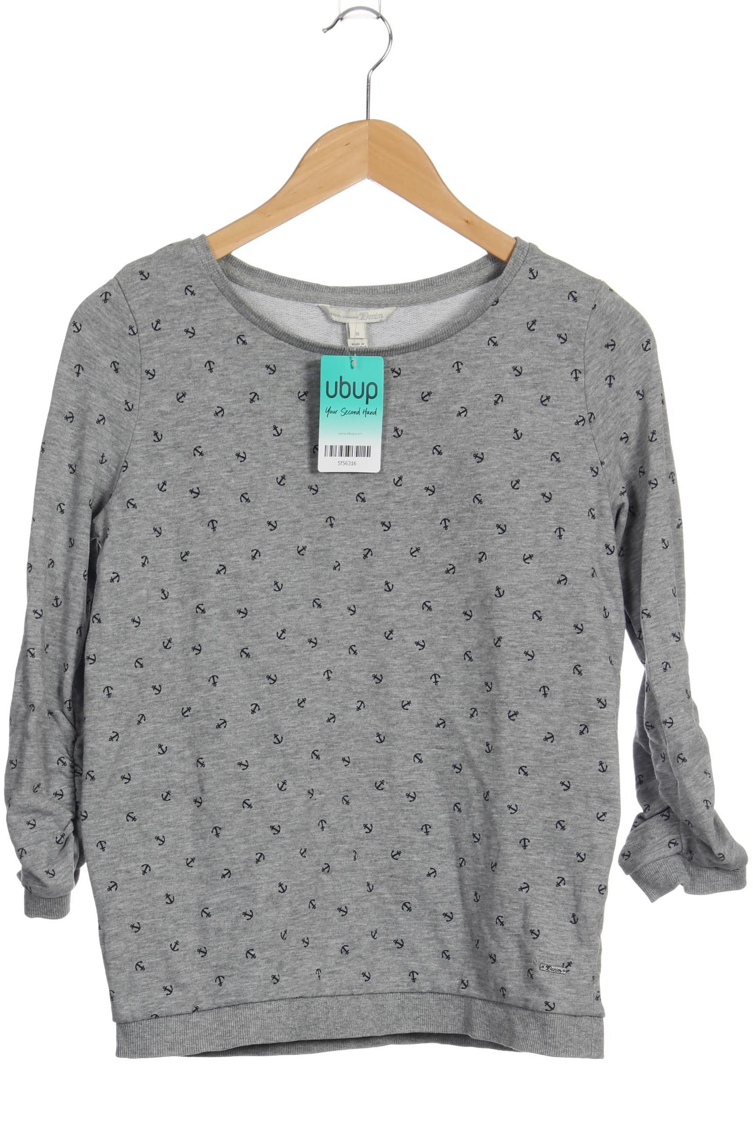

TOM Tailor Denim Damen Sweatshirt, grau, Gr. 38