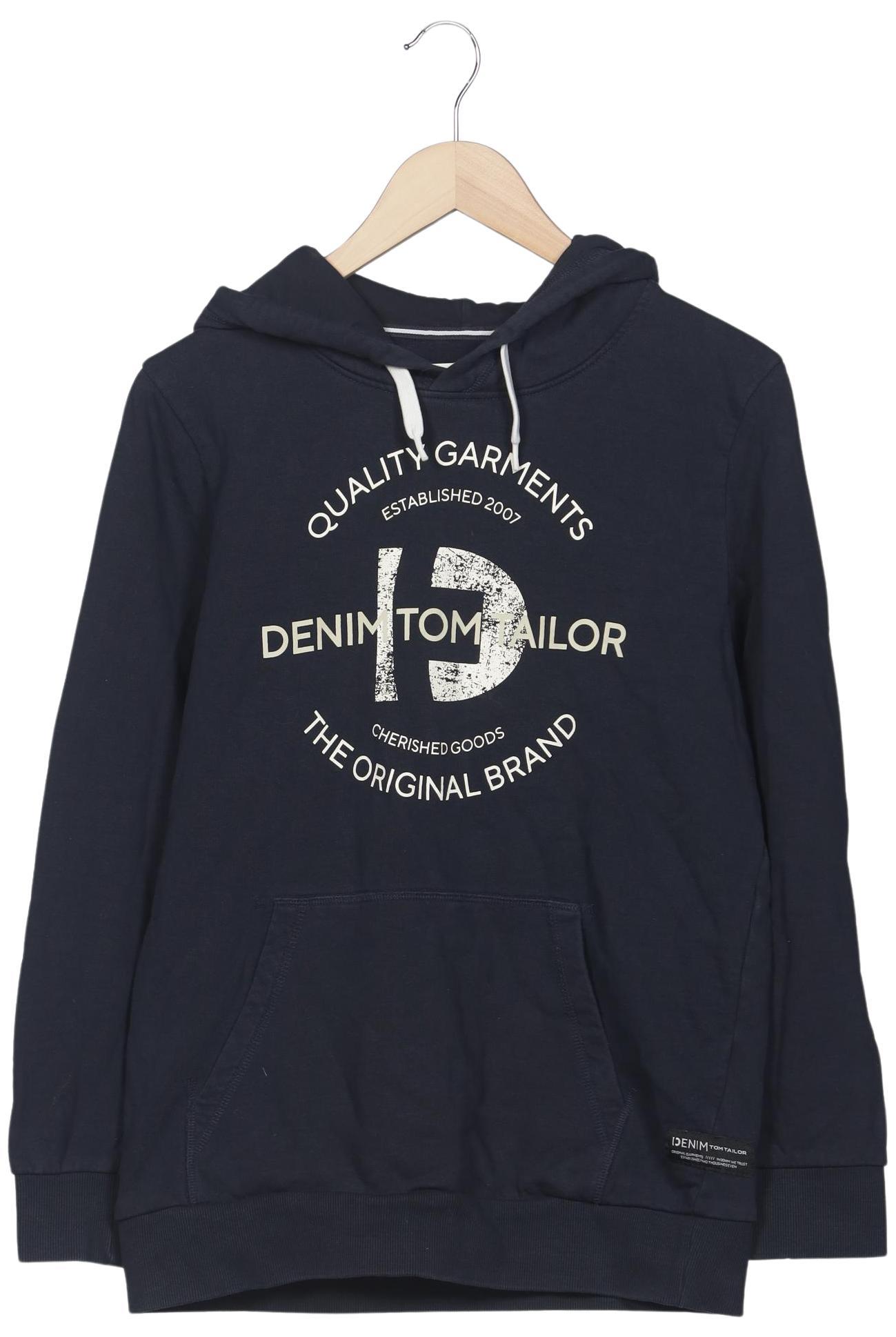 

TOM Tailor Denim Herren Kapuzenpullover, marineblau, Gr. 52