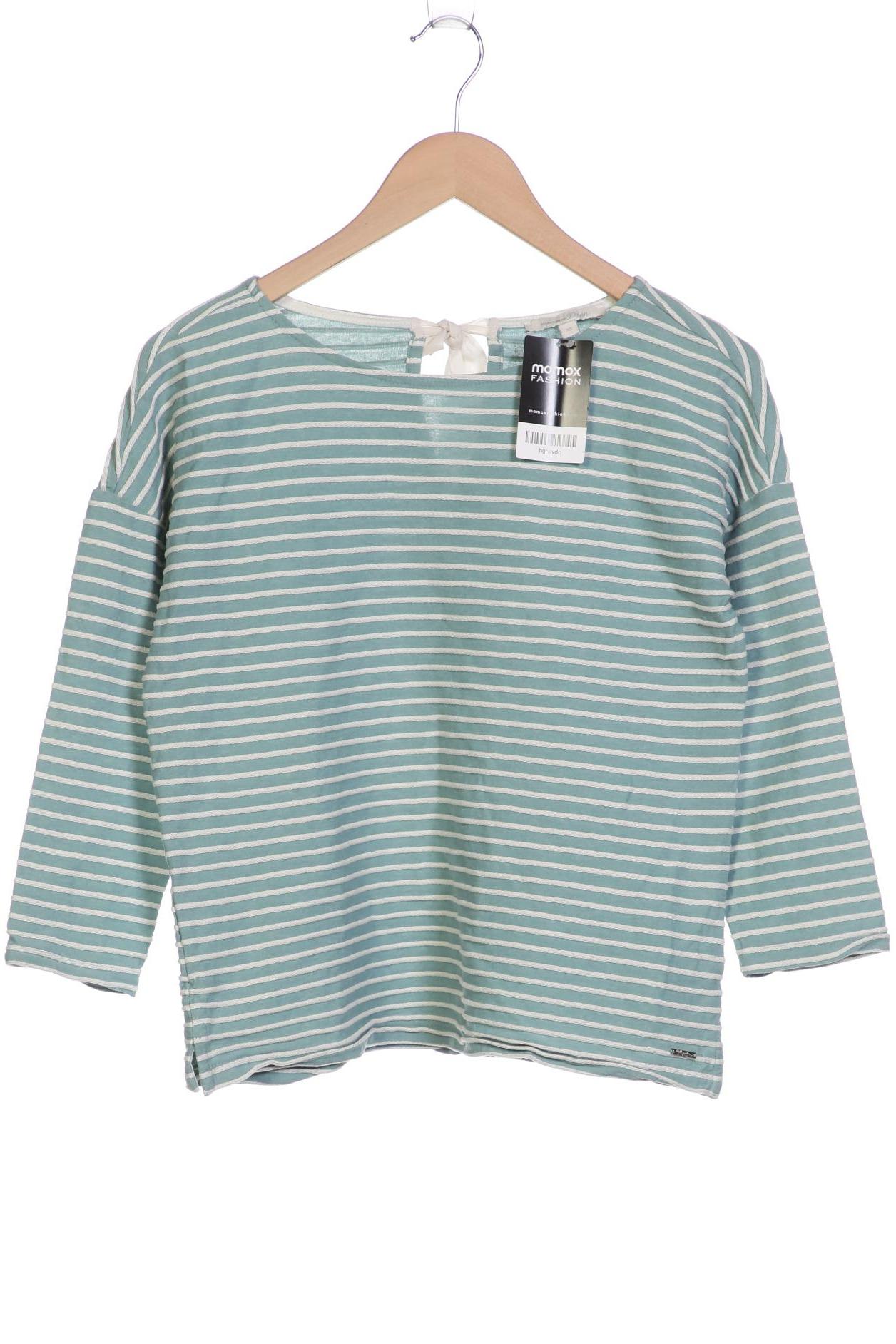 

TOM Tailor Denim Damen Langarmshirt, türkis, Gr. 34