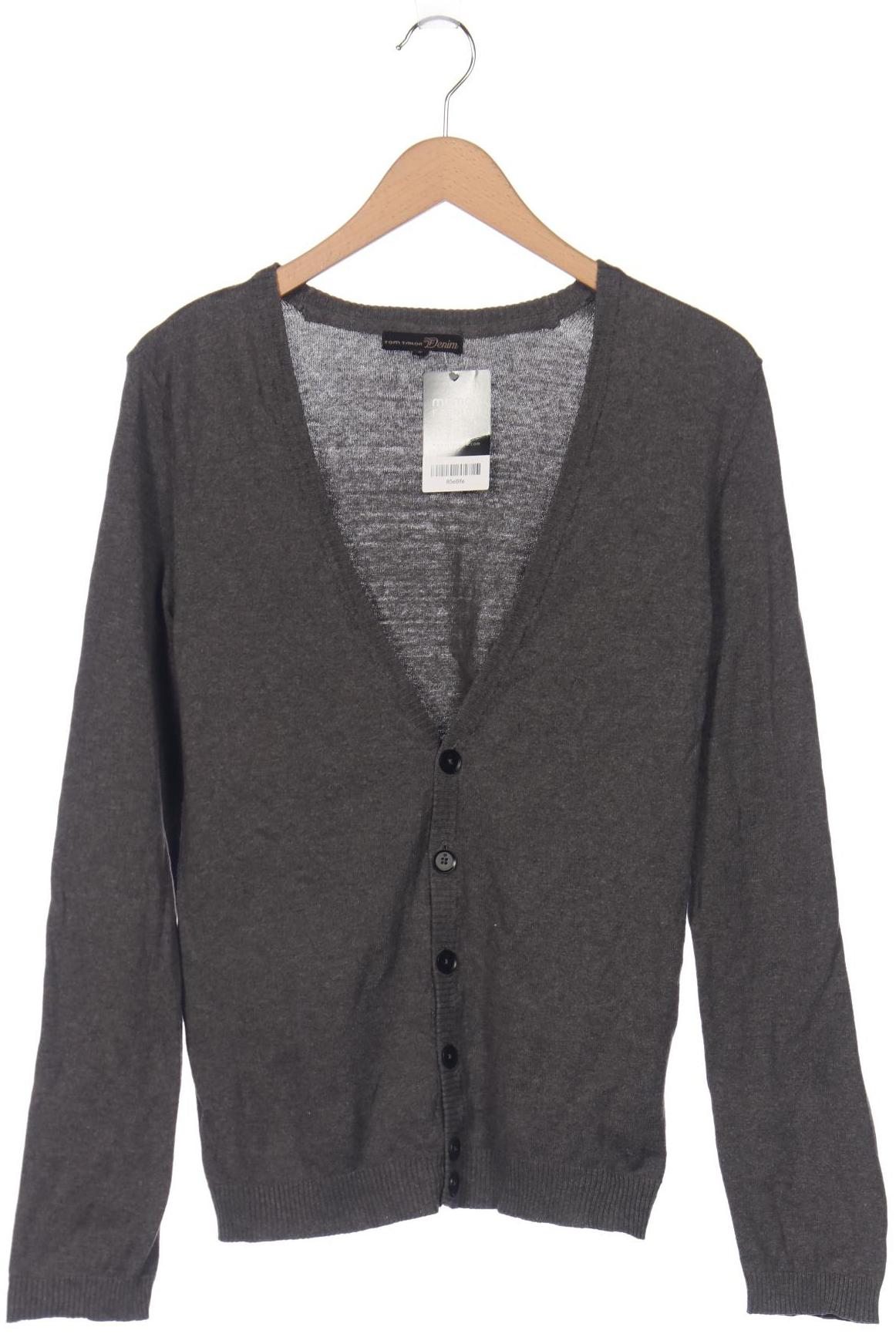 

TOM TAILOR Denim Herren Strickjacke, grau