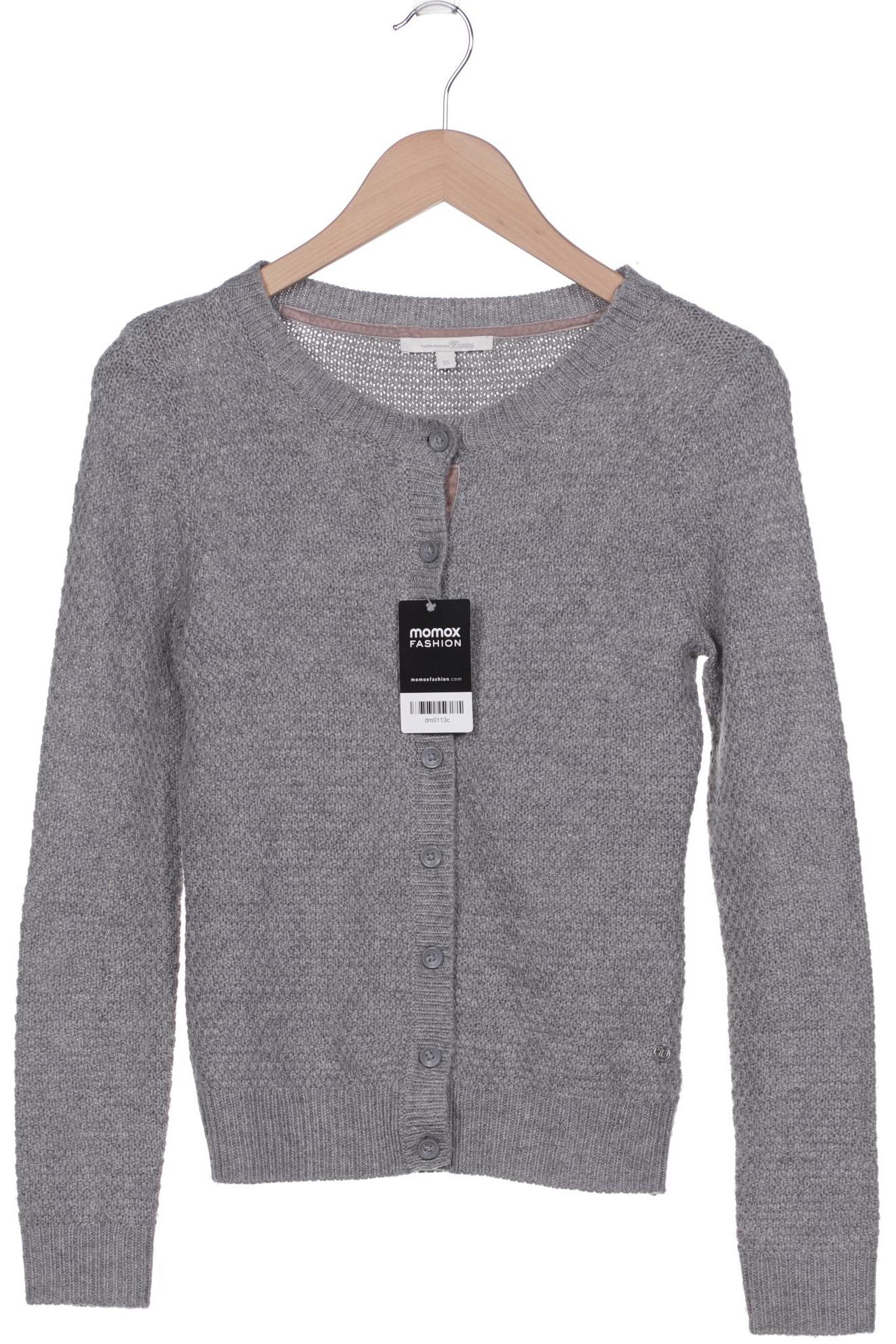 

TOM TAILOR Denim Damen Strickjacke, grau