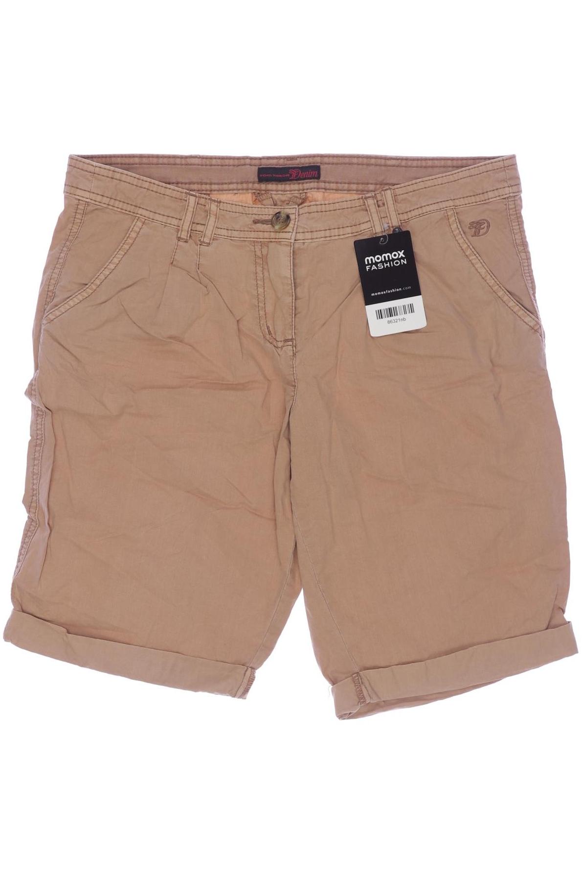

TOM Tailor Denim Damen Shorts, beige, Gr. 28