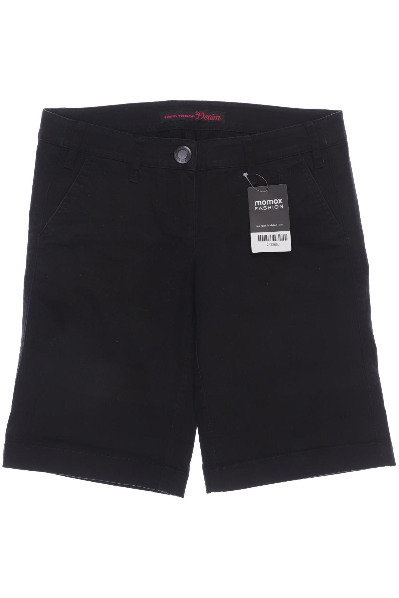 

TOM TAILOR Denim Damen Shorts, schwarz