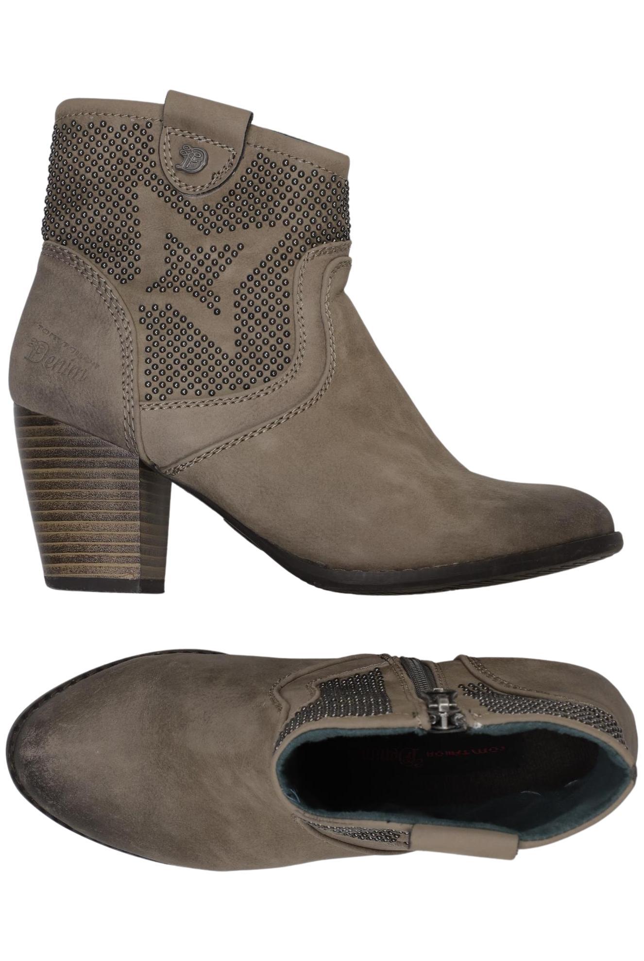 

TOM Tailor Denim Damen Stiefelette, braun, Gr. 36