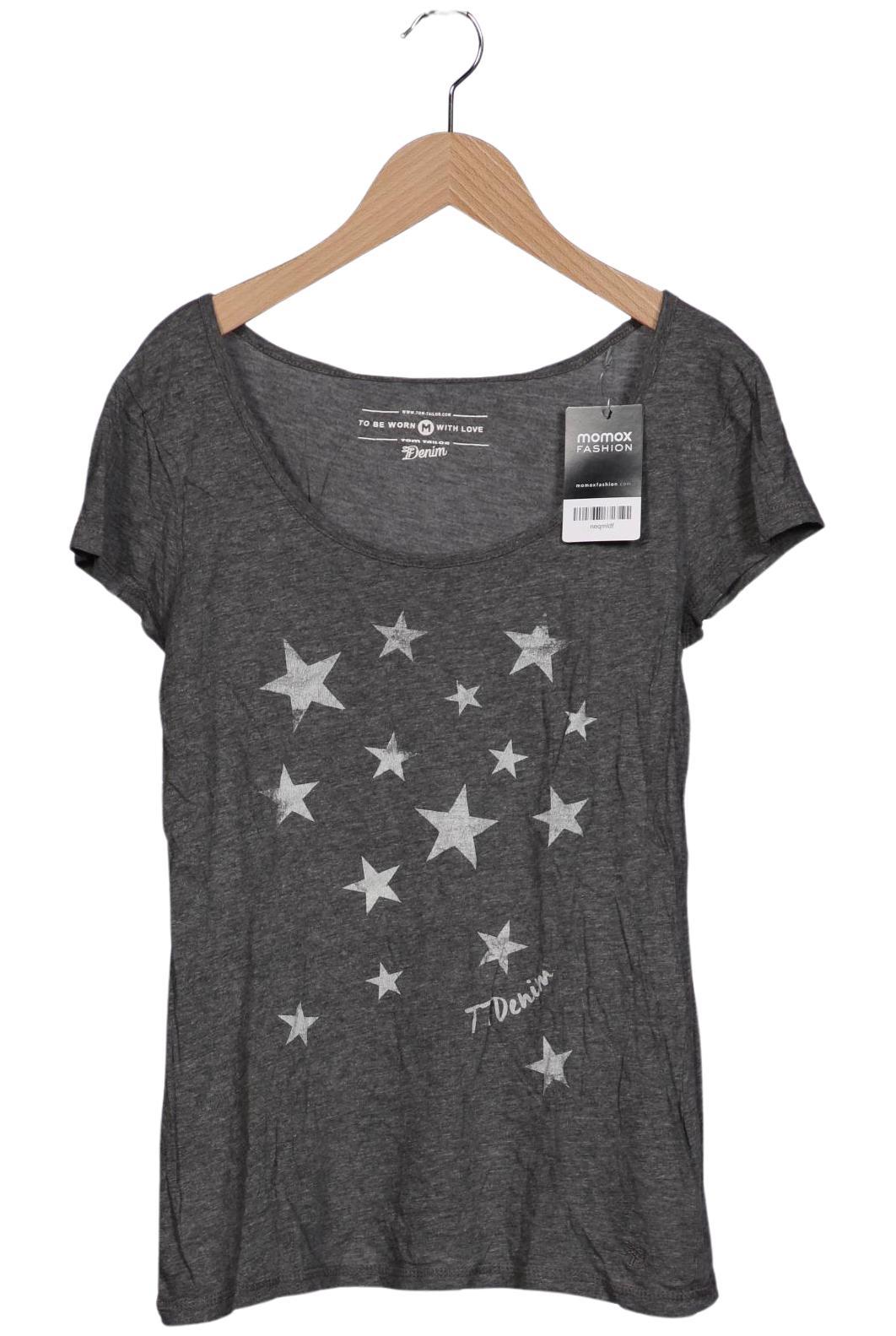 

TOM Tailor Denim Damen T-Shirt, grau, Gr. 38