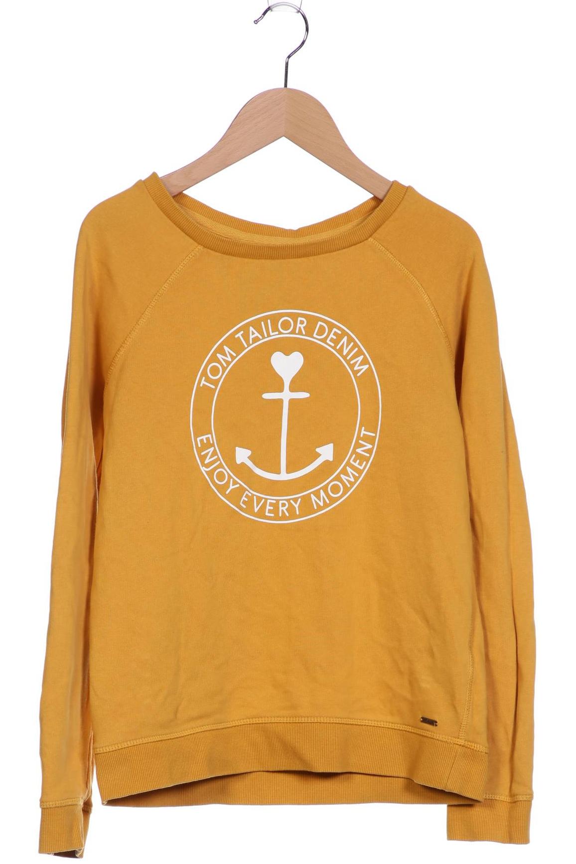 

TOM Tailor Denim Damen Sweatshirt, gelb, Gr. 36