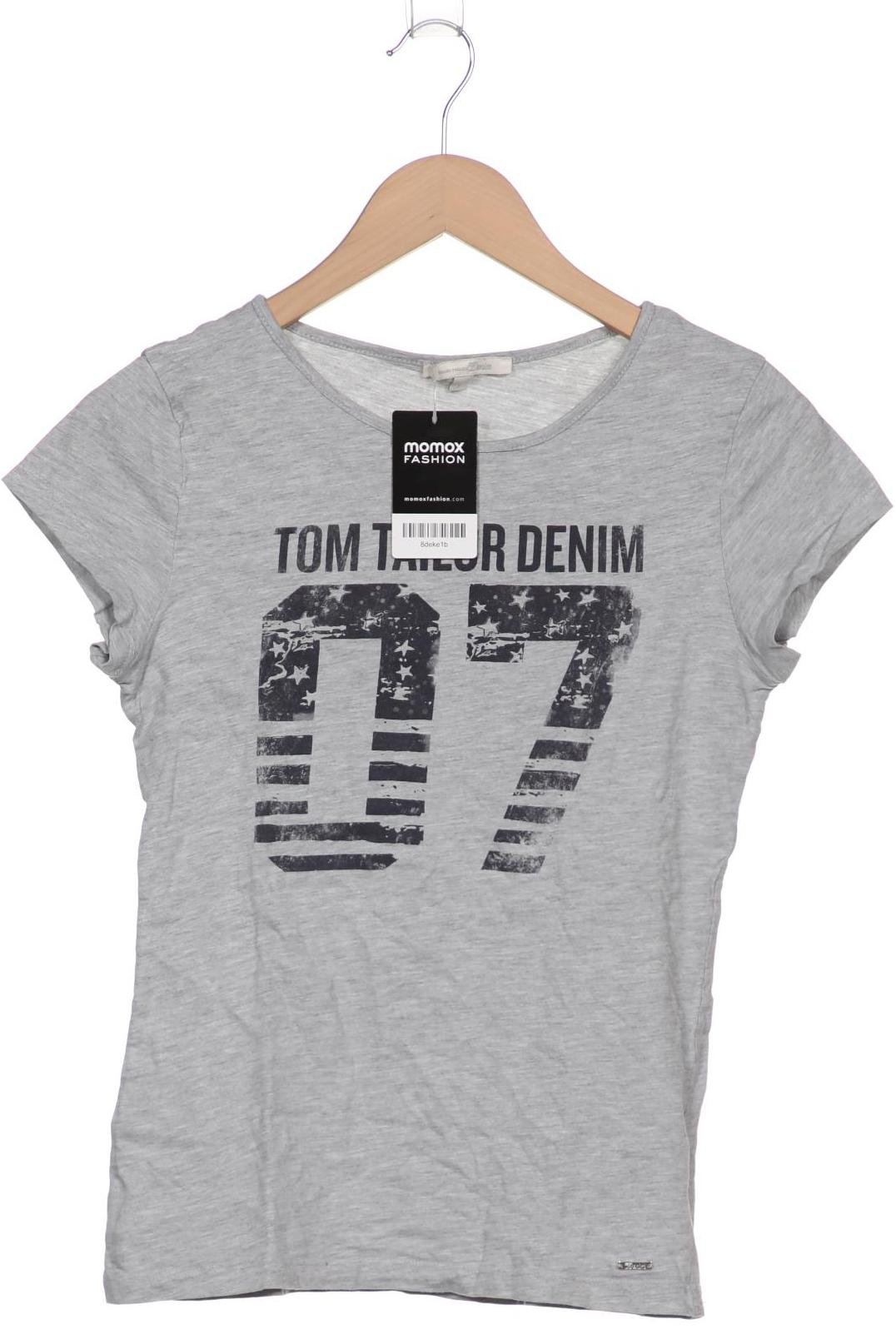 

TOM TAILOR Denim Damen T-Shirt, grau