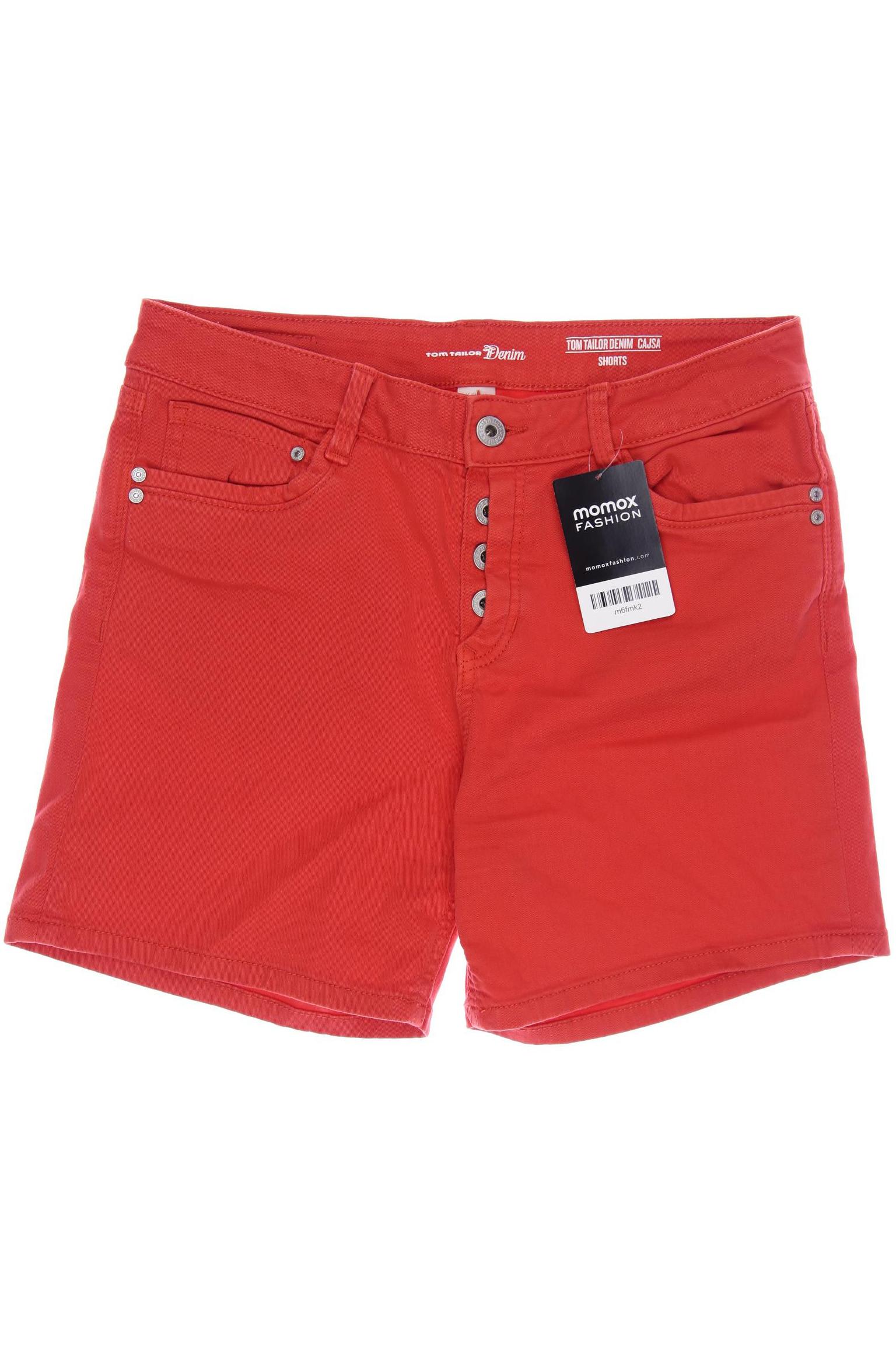 

TOM Tailor Denim Damen Shorts, rot, Gr. 34
