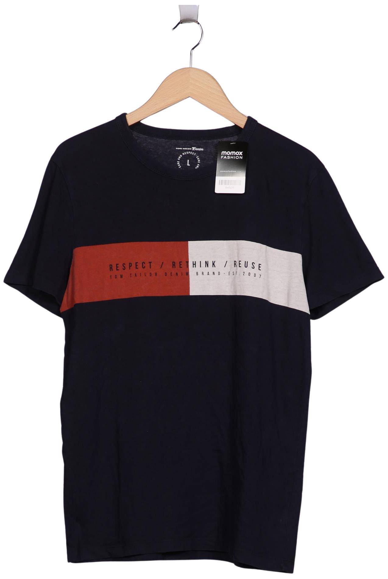 Thumbnail - TOM Tailor Denim Herren T-Shirt, marineblau, Gr. 52