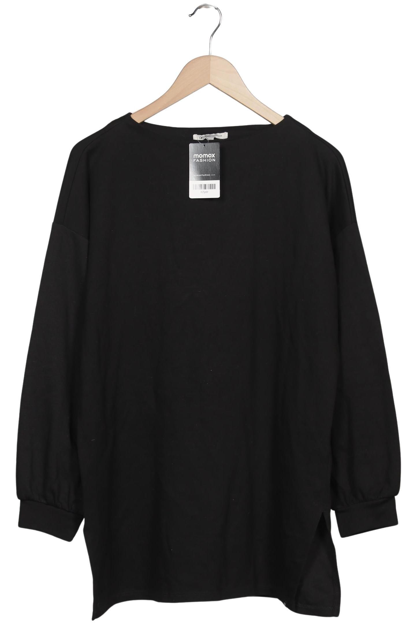 

TOM Tailor Denim Damen Langarmshirt, schwarz, Gr. 44