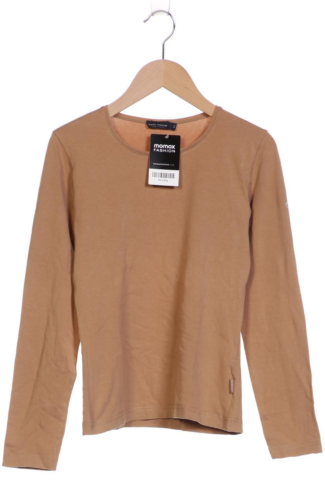 

TOM Tailor Denim Damen Langarmshirt, braun, Gr. 36
