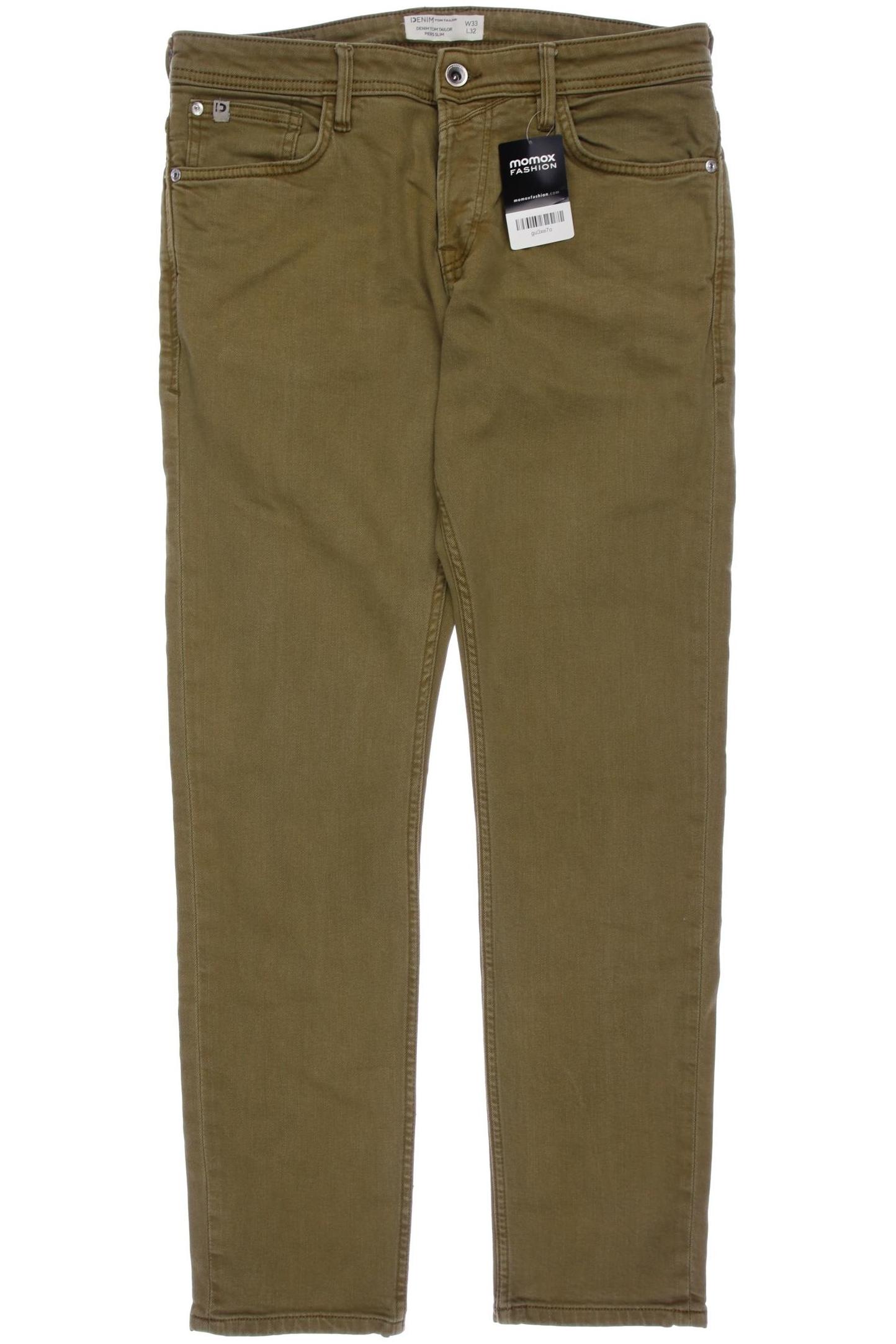 Thumbnail - TOM Tailor Denim Herren Jeans, grün, Gr. 33