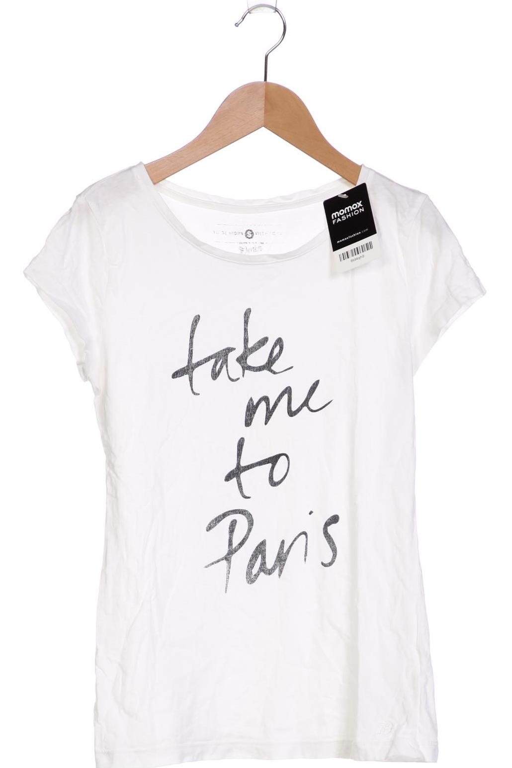 

TOM Tailor Denim Damen T-Shirt, weiß, Gr. 36