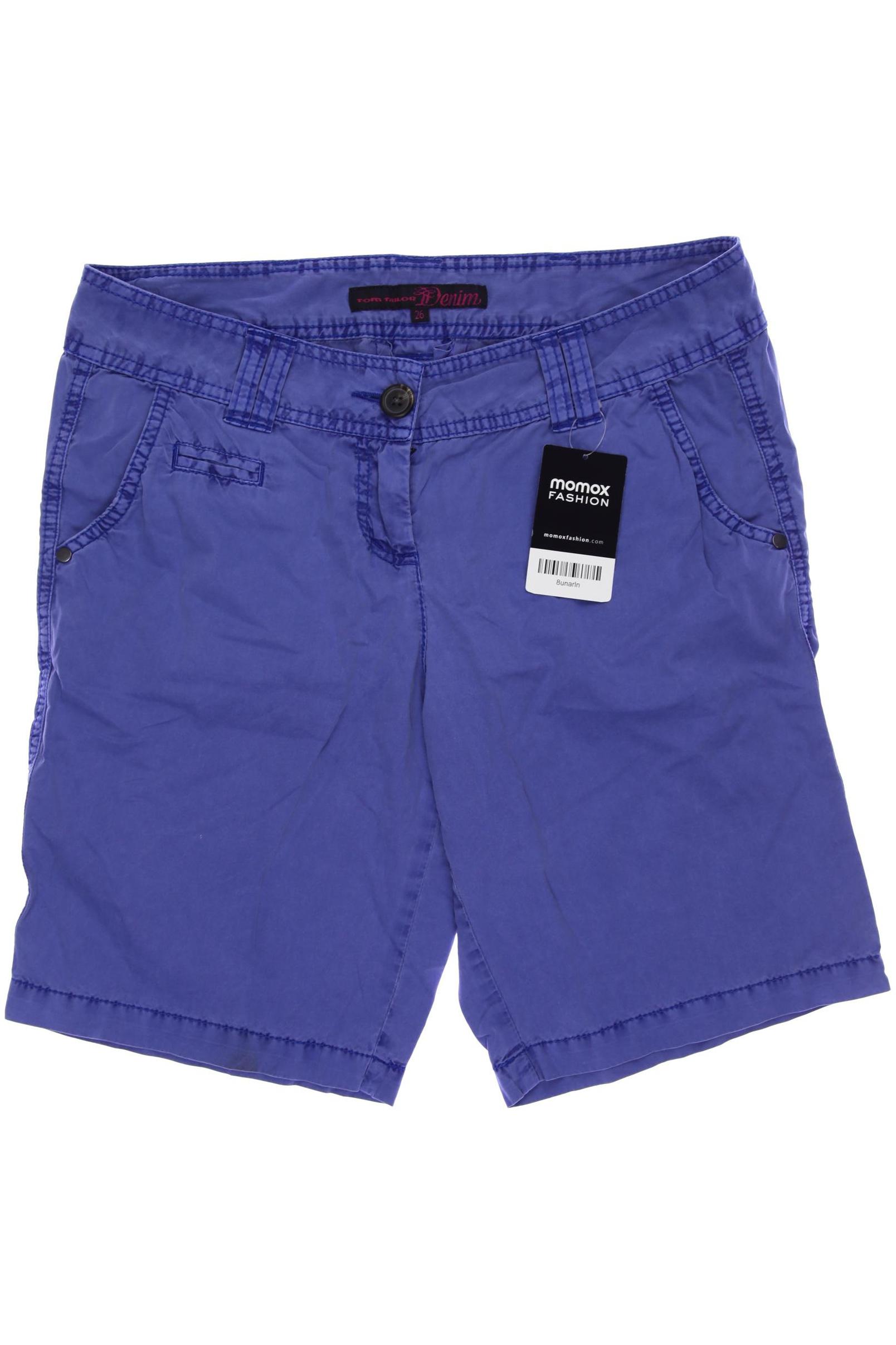 

TOM Tailor Denim Damen Shorts, blau, Gr. 26