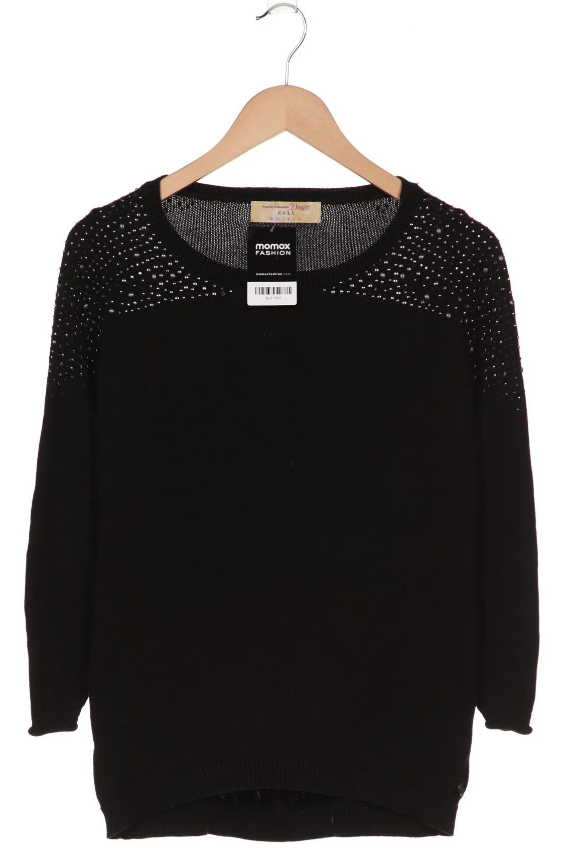 

TOM TAILOR Denim Damen Pullover, schwarz