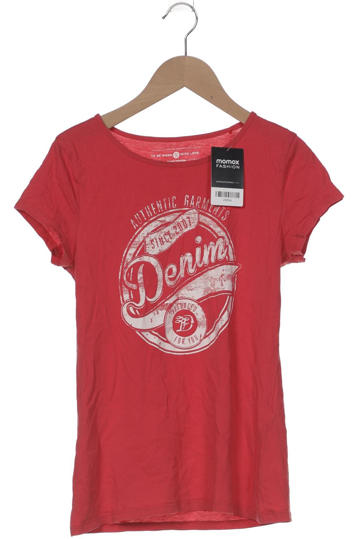 

TOM Tailor Denim Damen T-Shirt, rot, Gr. 36
