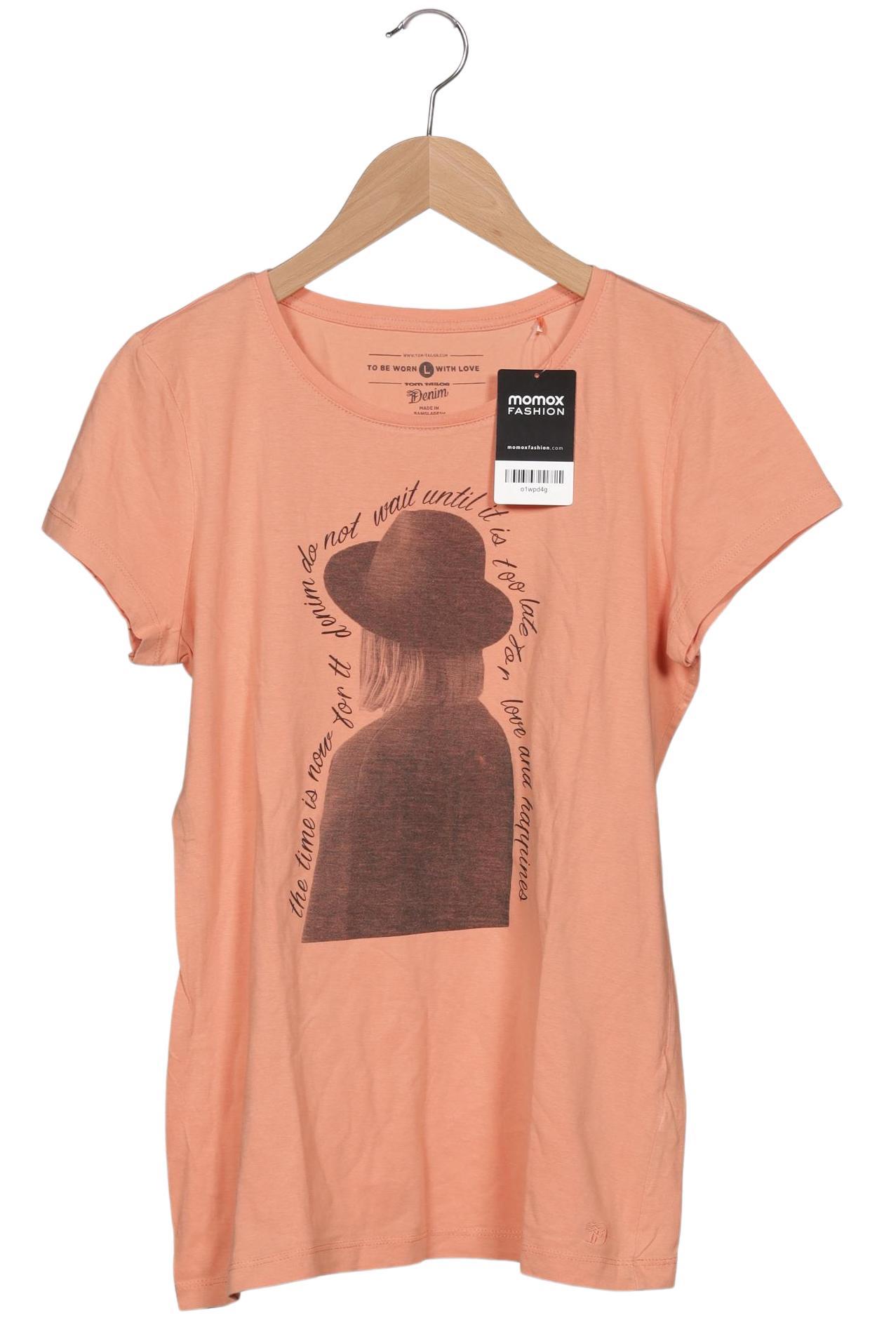 

TOM Tailor Denim Damen T-Shirt, orange, Gr. 42