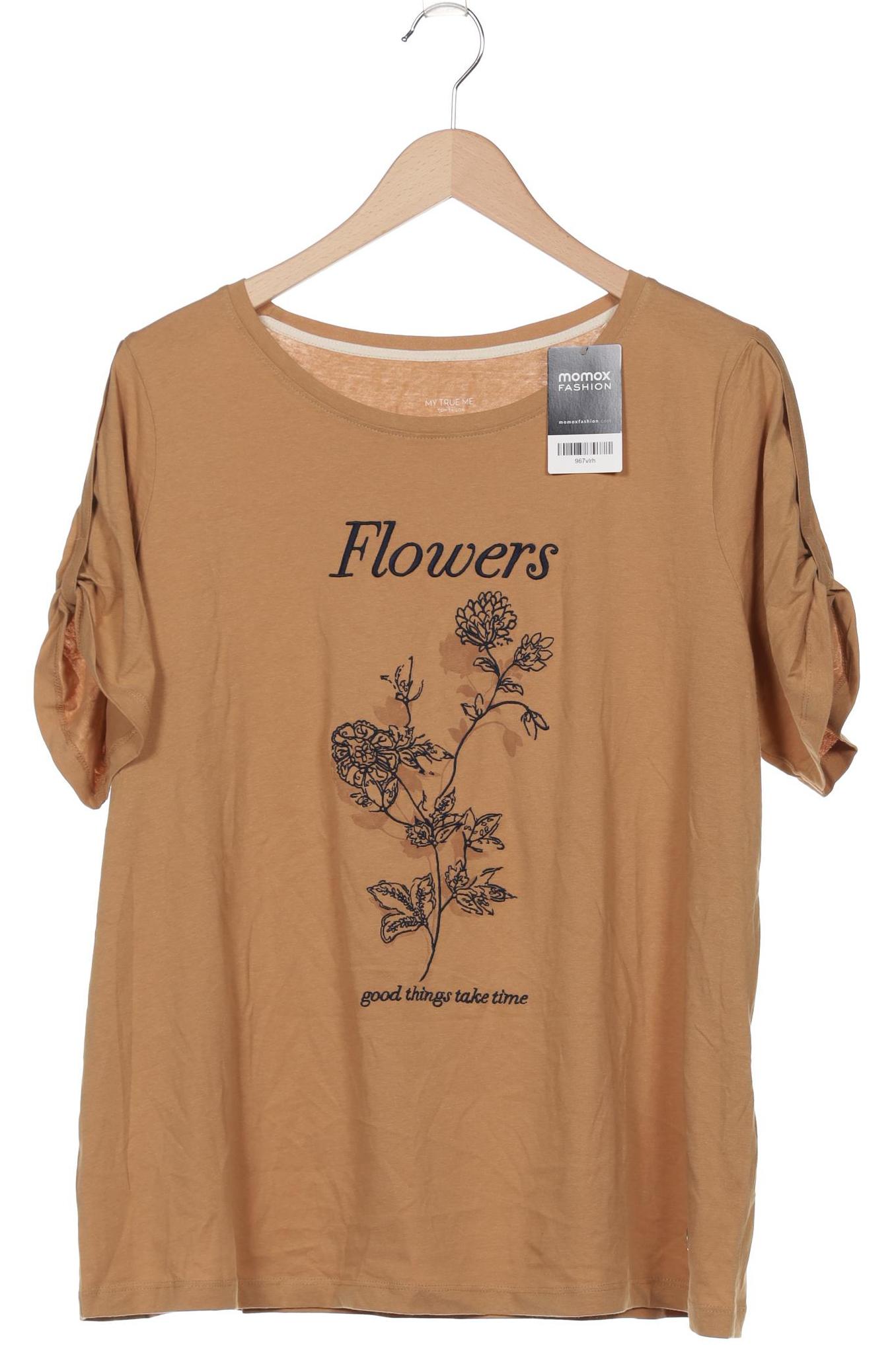 

TOM Tailor Denim Damen T-Shirt, beige, Gr. 48