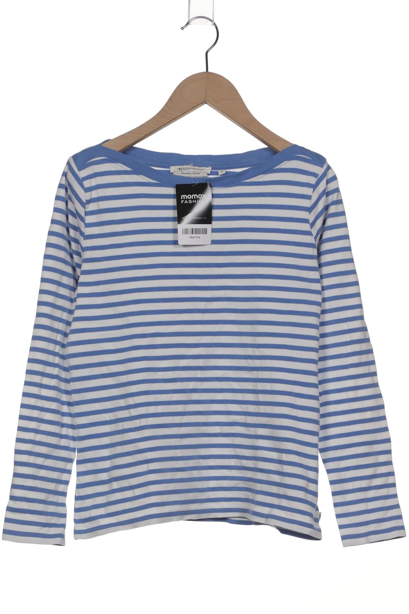 

TOM Tailor Denim Damen Langarmshirt, blau, Gr. 36