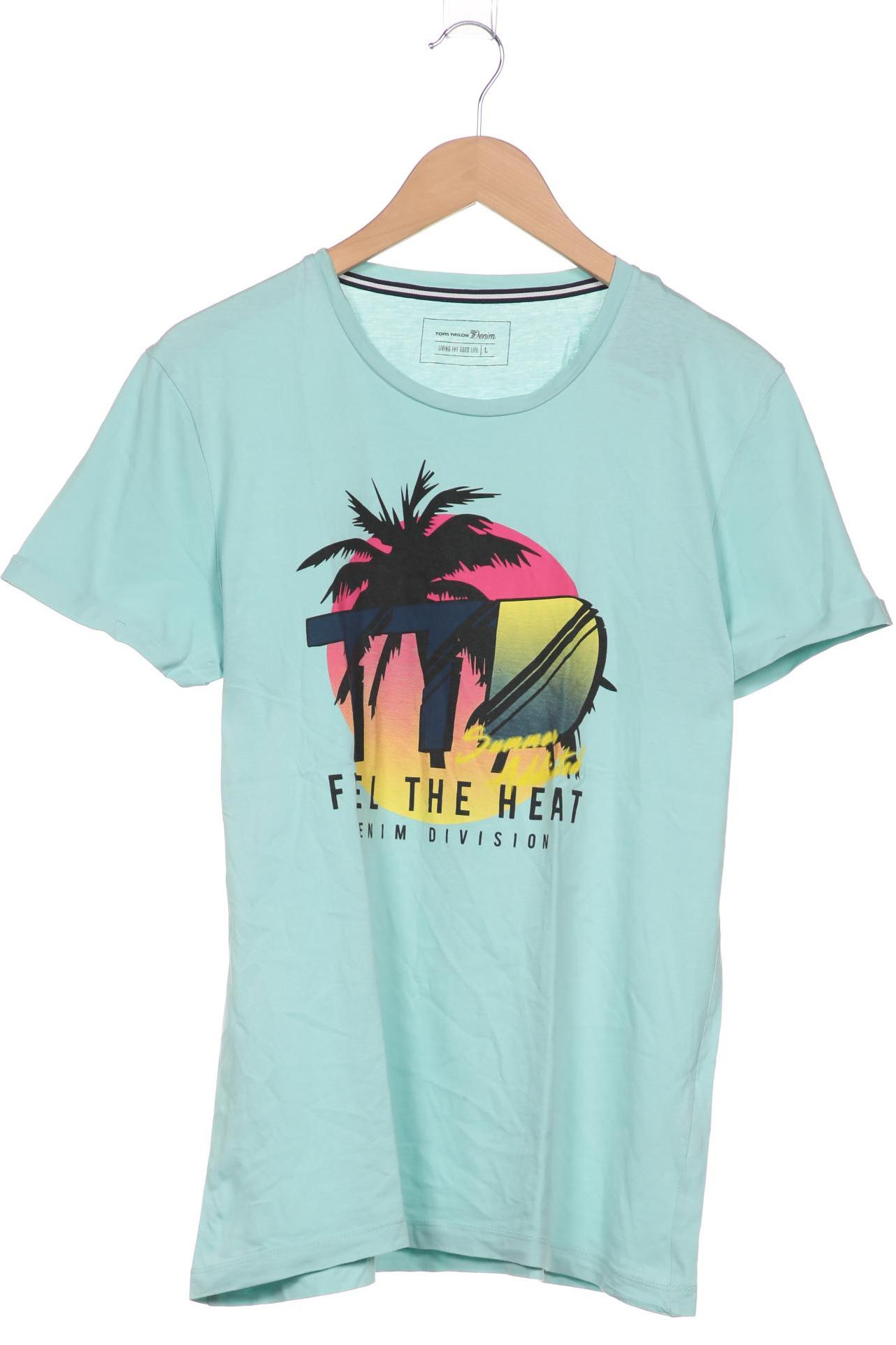 

TOM TAILOR Denim Herren T-Shirt, hellblau