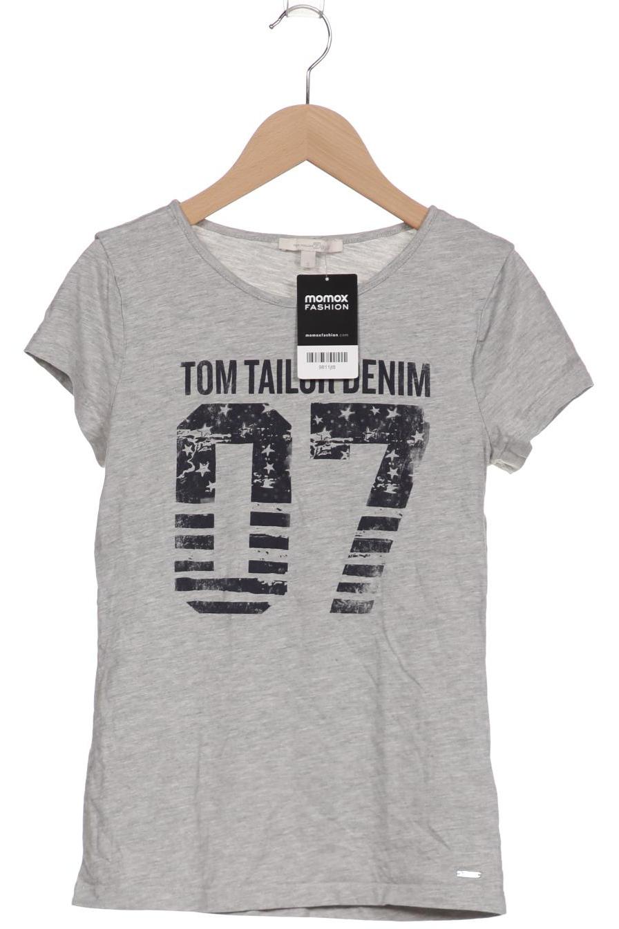 

TOM TAILOR Denim Damen T-Shirt, grau