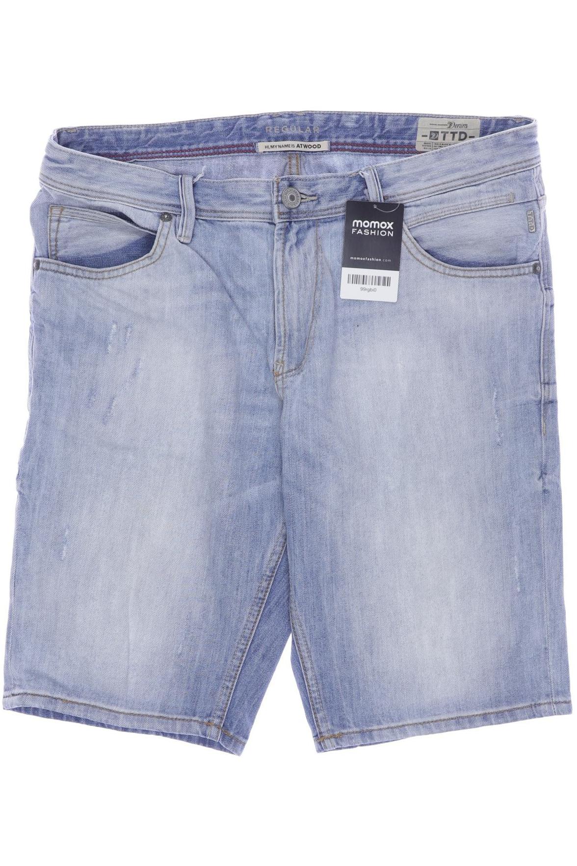 

TOM TAILOR Denim Herren Shorts, blau