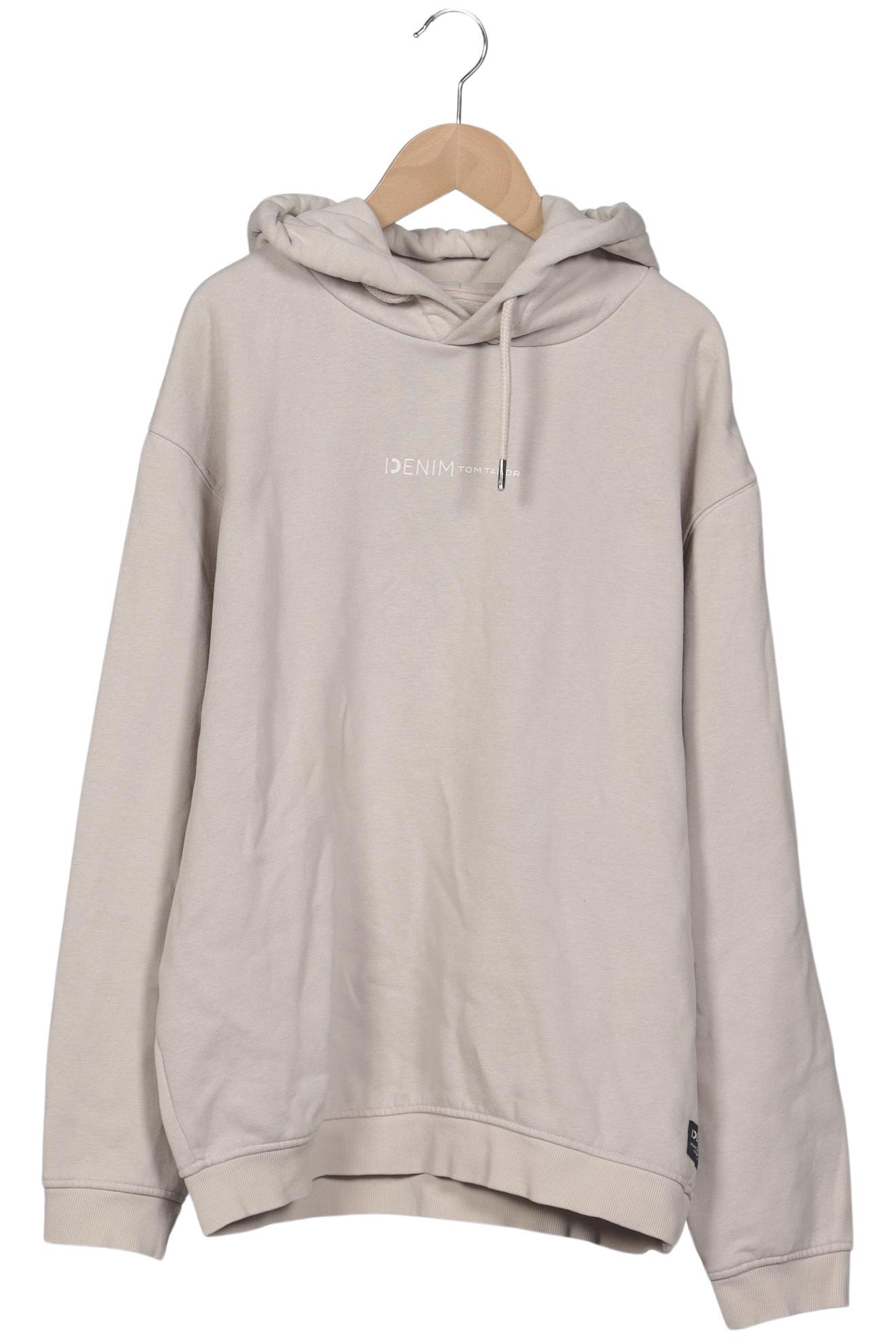 

TOM Tailor Denim Damen Kapuzenpullover, beige, Gr. 42