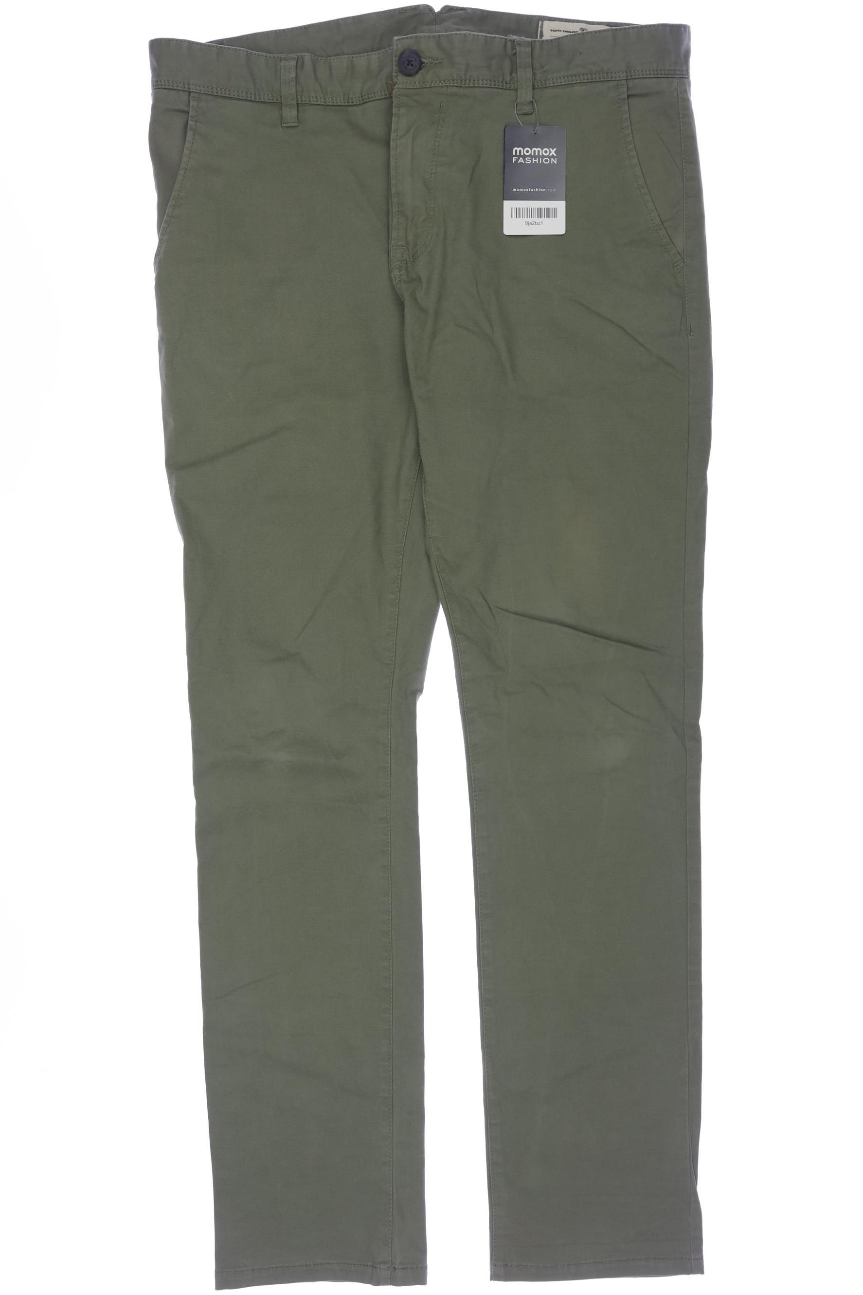 

TOM Tailor Denim Herren Stoffhose, grün, Gr. 34
