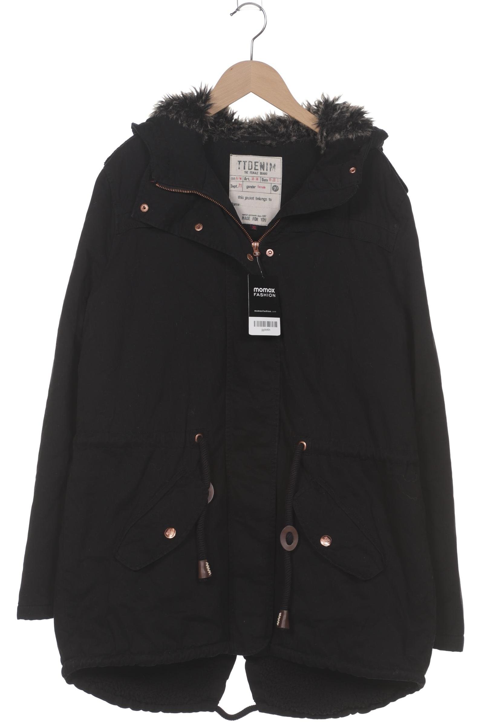 

TOM Tailor Denim Damen Mantel, schwarz, Gr. 44