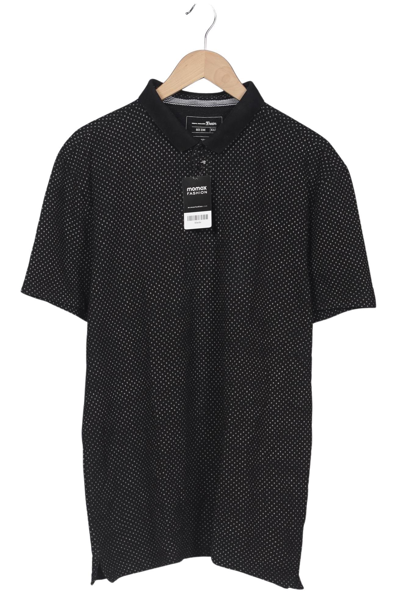 Thumbnail - TOM Tailor Denim Herren Poloshirt, schwarz, Gr. 56