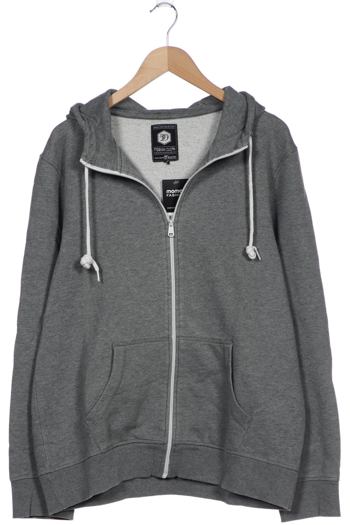 

TOM Tailor Denim Herren Kapuzenpullover, grau, Gr. 56