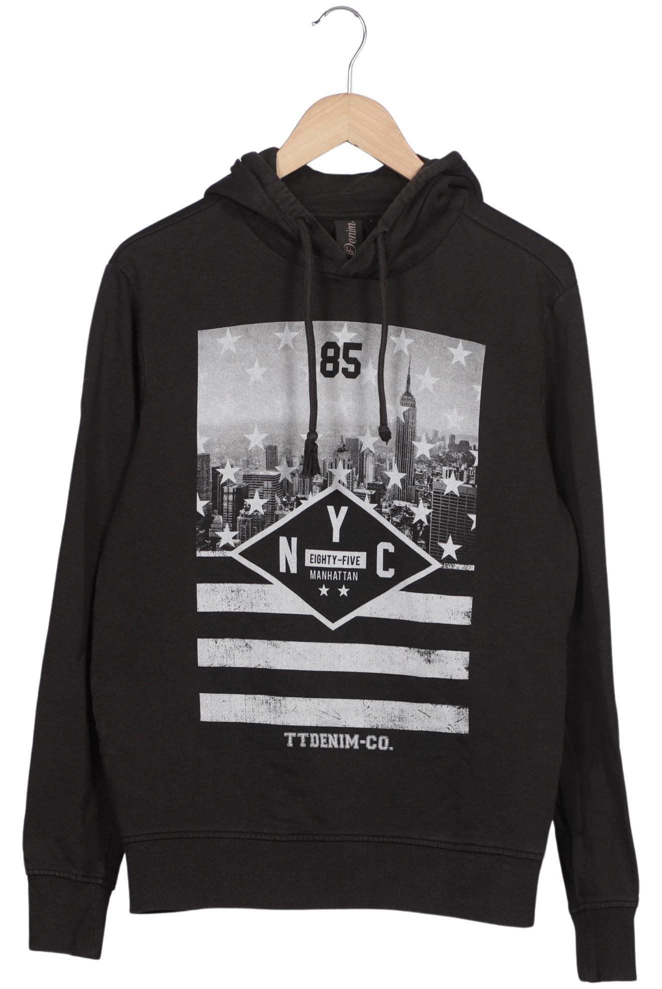 

TOM Tailor Denim Herren Kapuzenpullover, schwarz, Gr. 52
