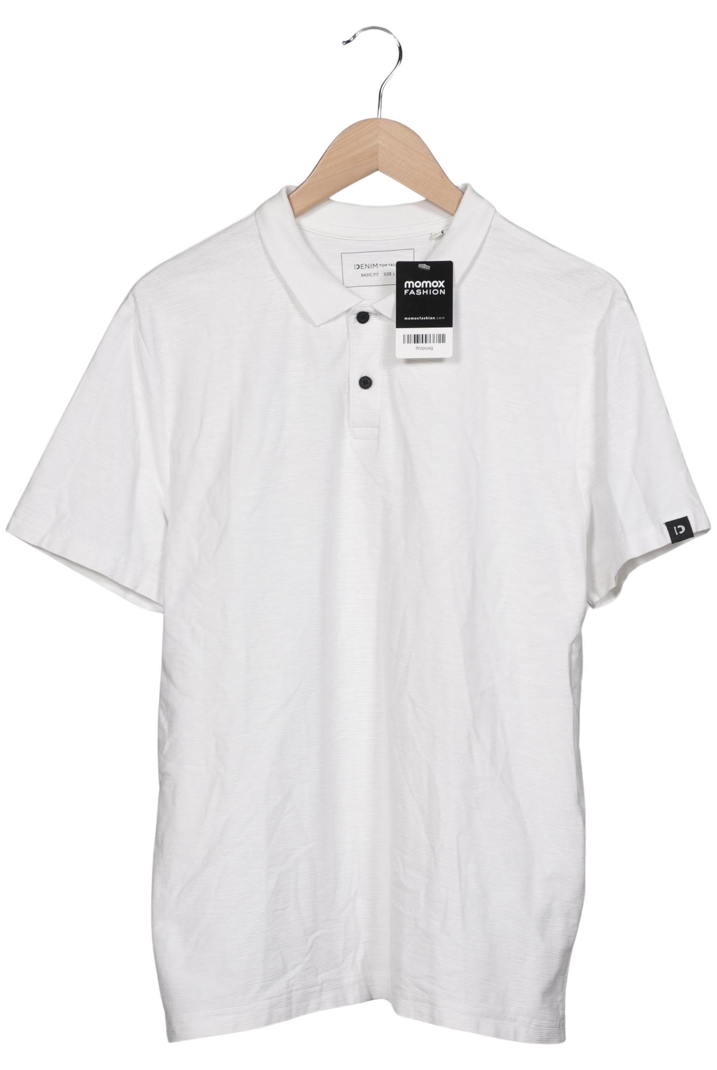 

TOM Tailor Denim Herren Poloshirt, weiß, Gr. 52